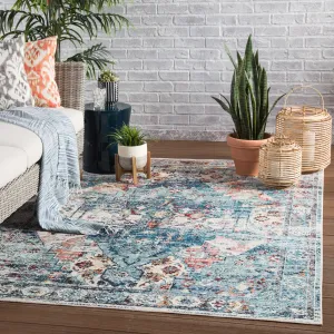 Porch & Den Falkland Medallion Indoor/ Outdoor Area Rug
