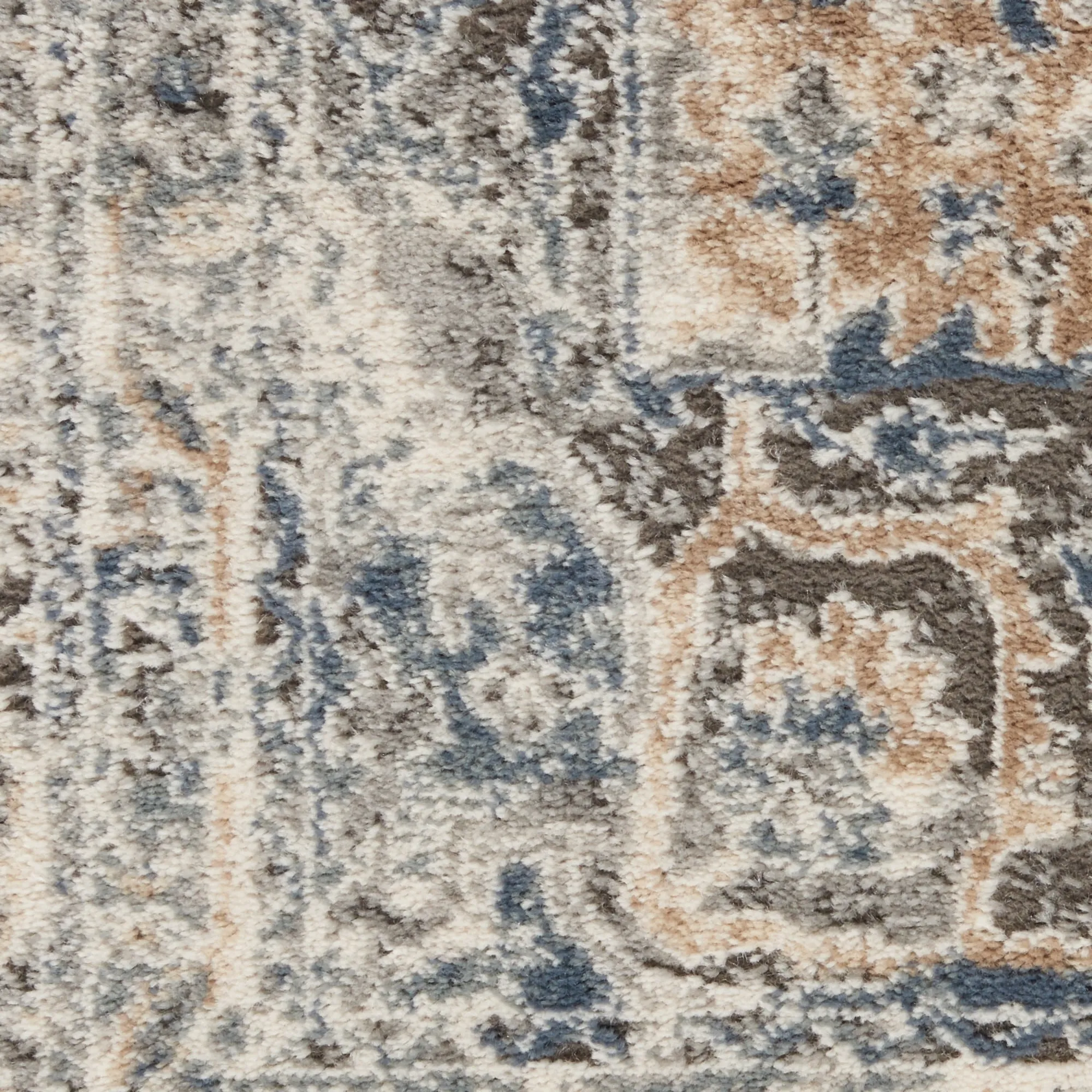 Porch & Den Traditional Bordered Medallion Area Rug