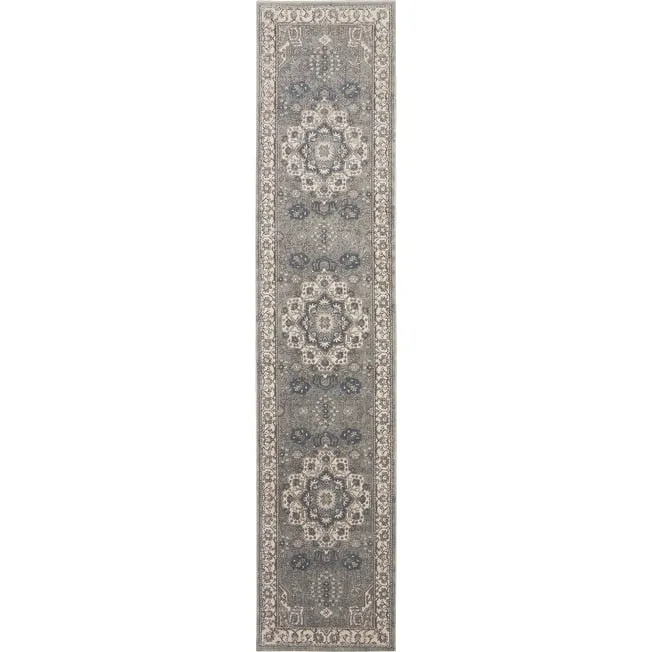 Porch & Den Traditional Bordered Medallion Area Rug