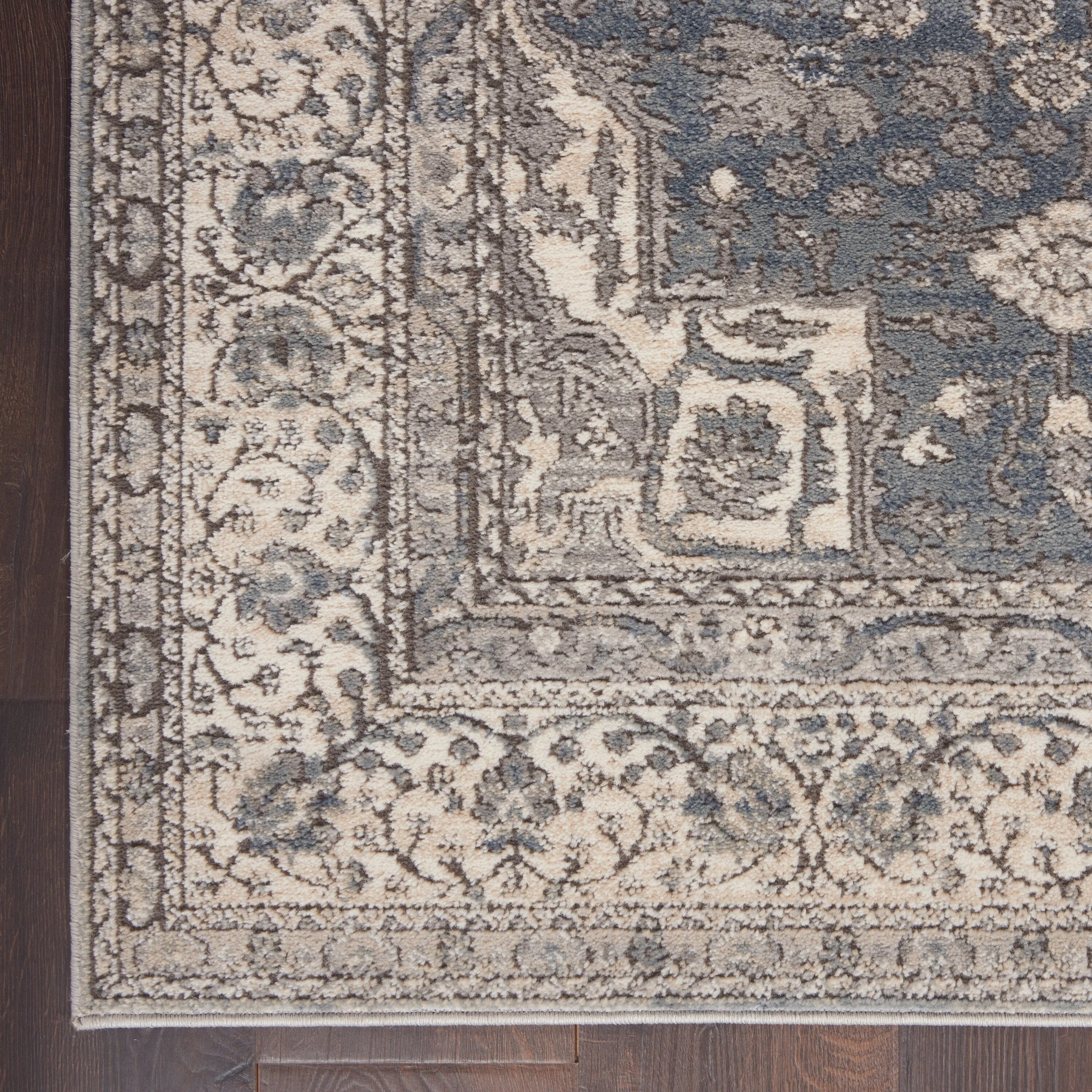Porch & Den Traditional Bordered Medallion Area Rug