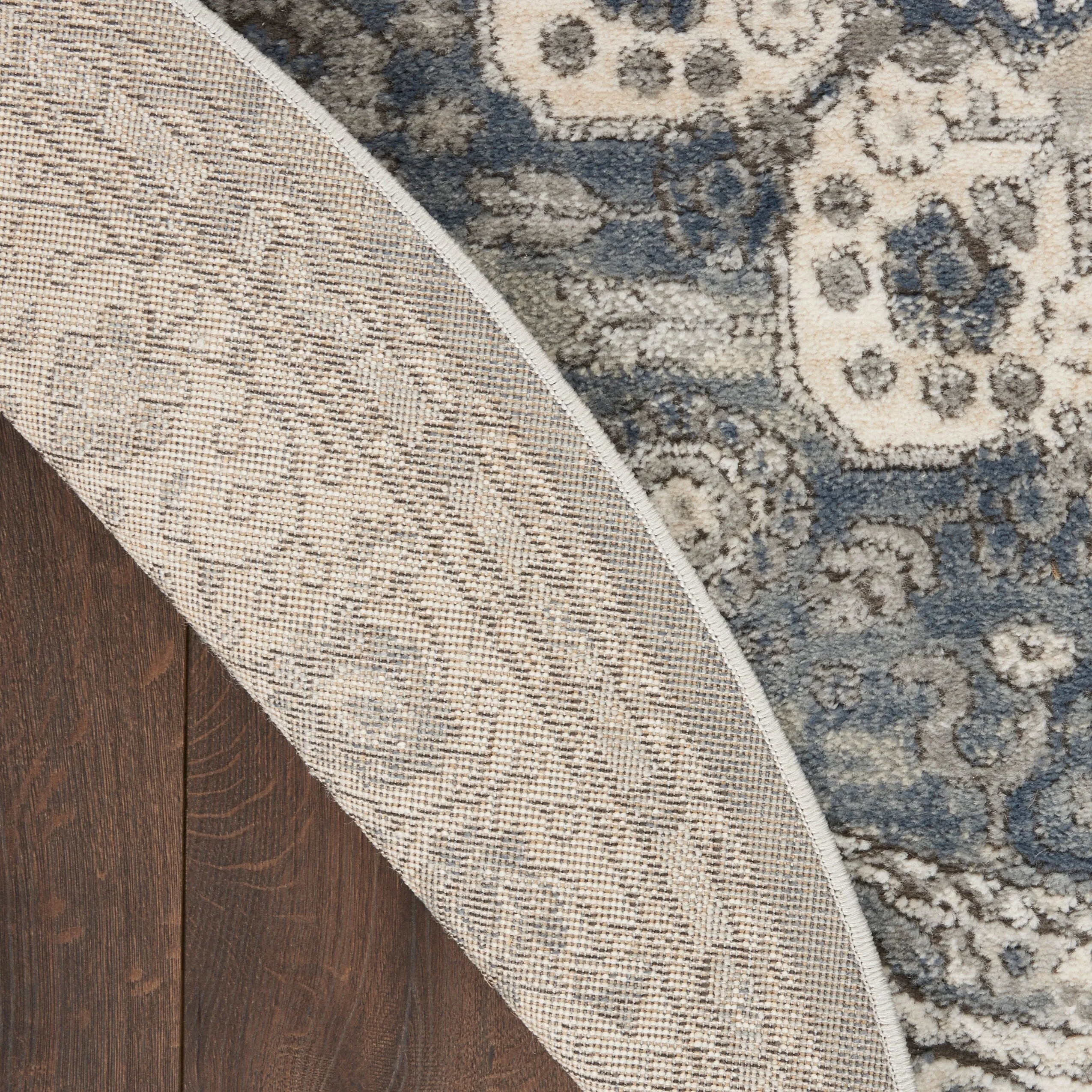 Porch & Den Traditional Bordered Medallion Area Rug