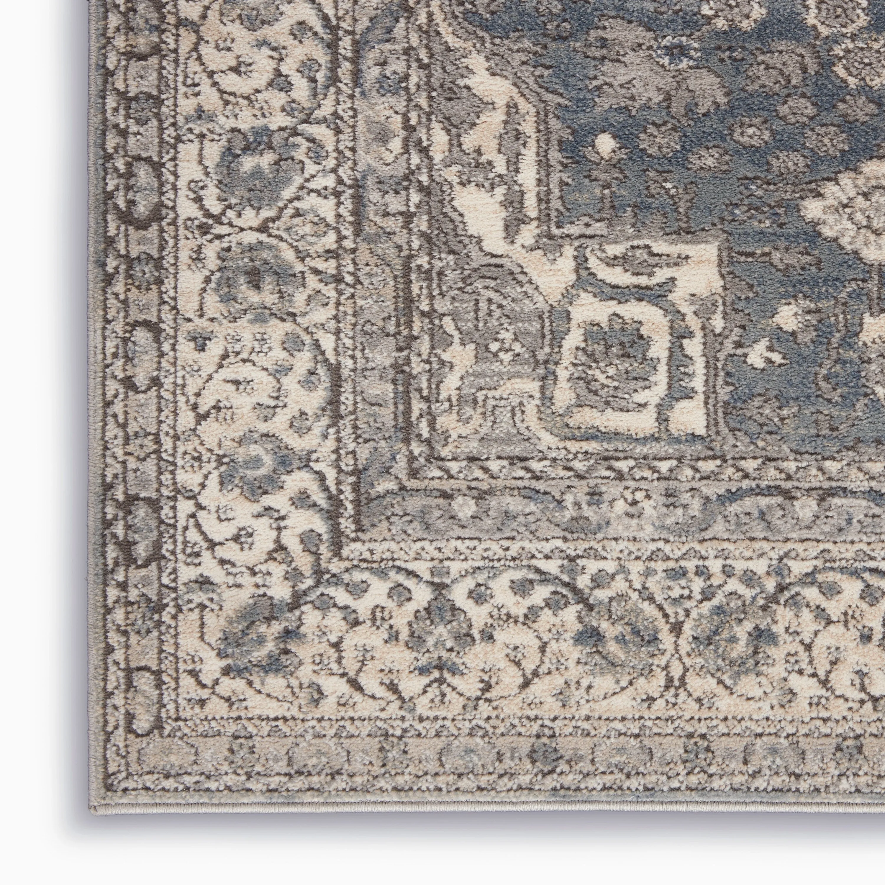 Porch & Den Traditional Bordered Medallion Area Rug