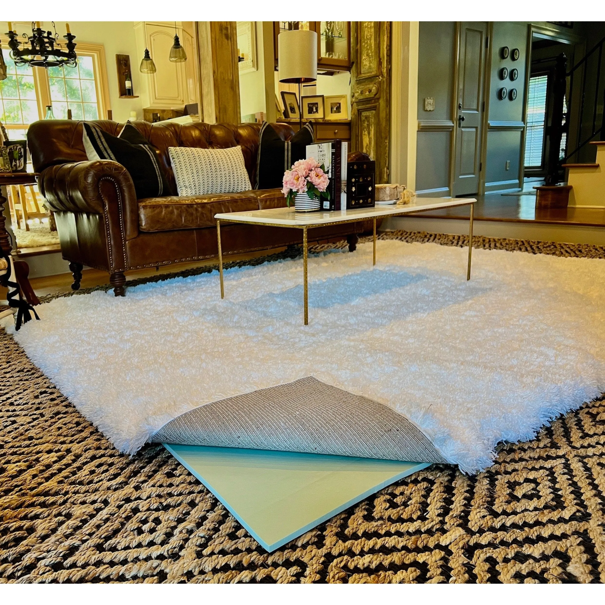 Prata Rug Pad - Memory Foam Freshest Green Luxury Rug Pad