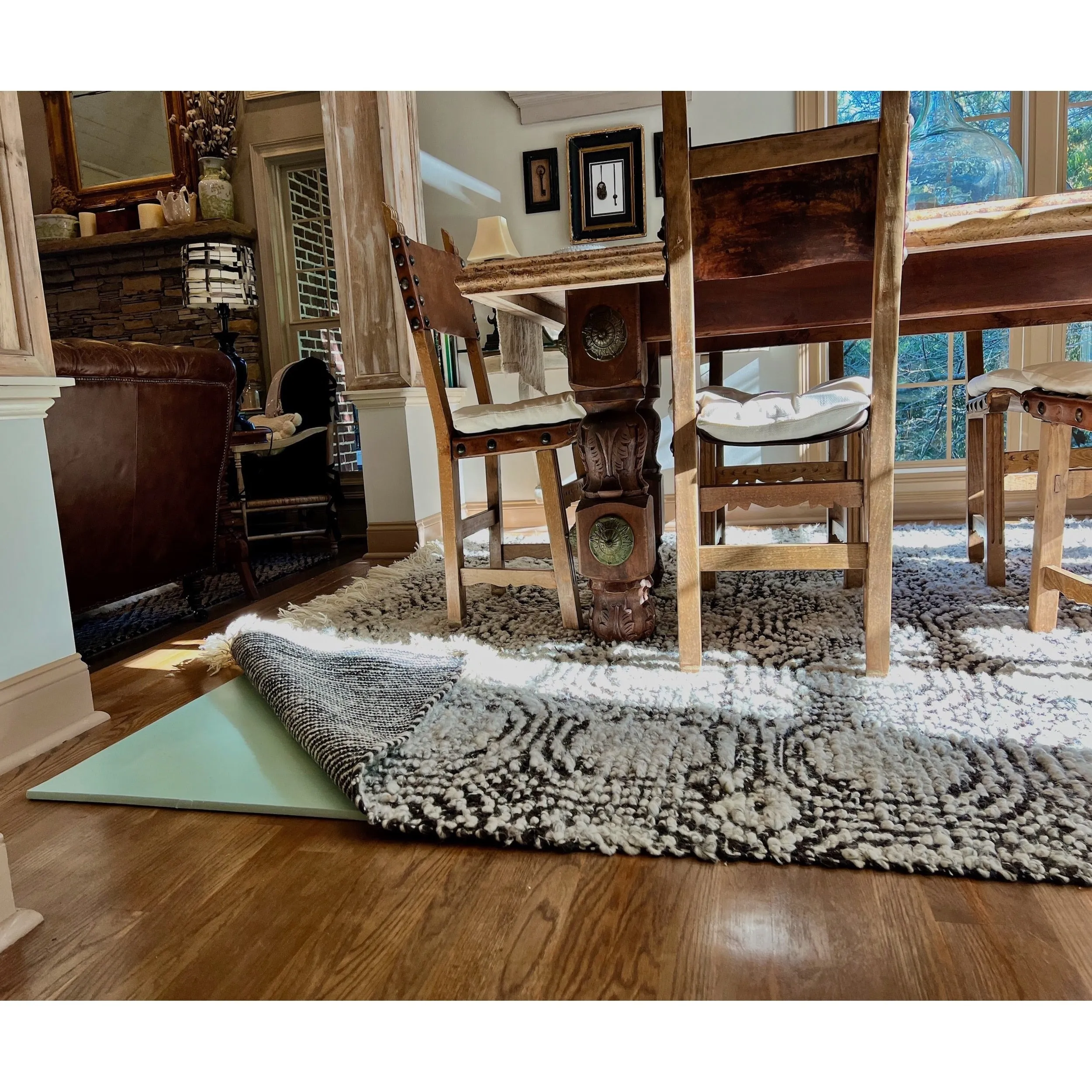 Prata Rug Pad - Memory Foam Freshest Green Luxury Rug Pad