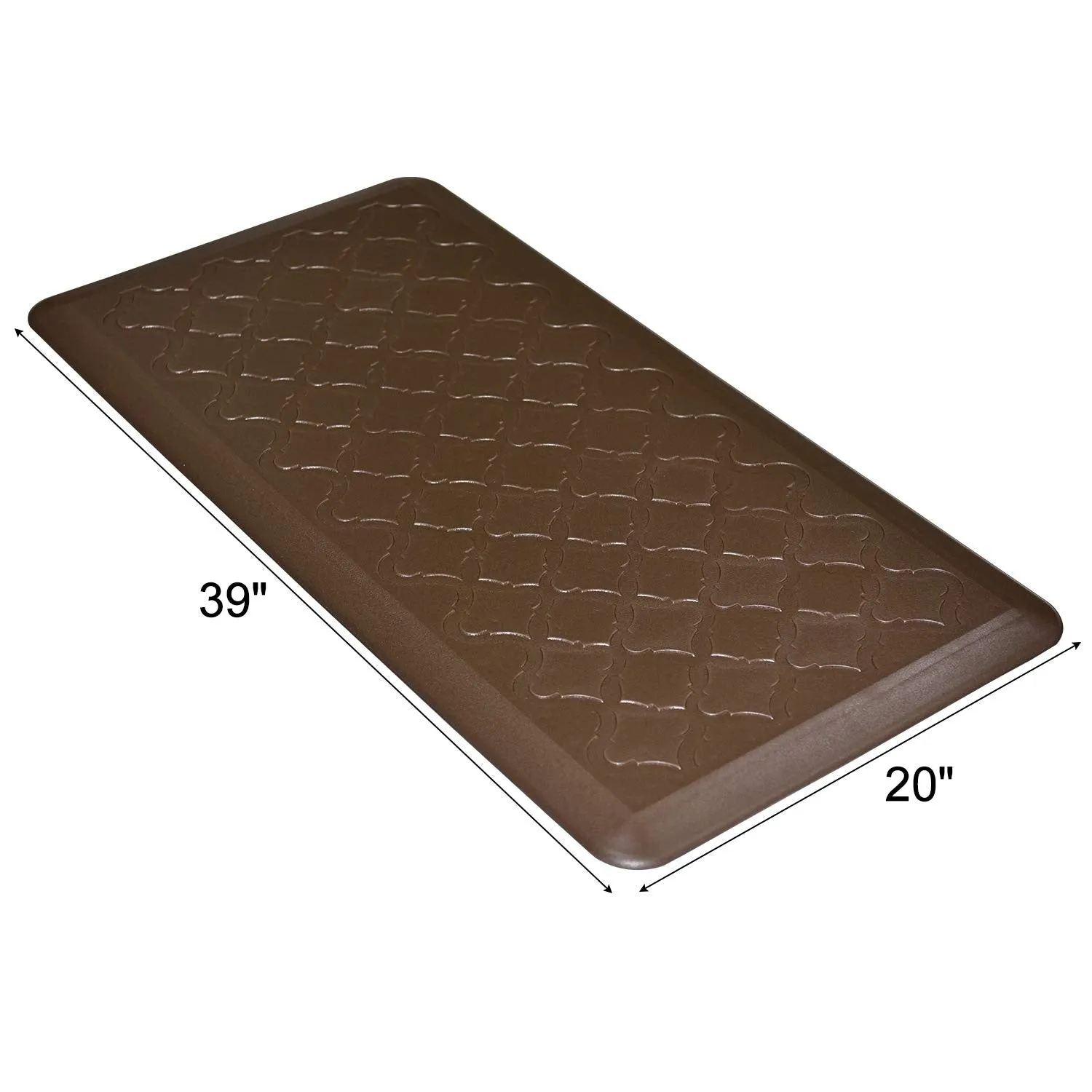 Premium Anti-Fatigue Comfort Mat. Thick. Non-Slip & All-Purpose Comfort - for Kitchen. Office Standing Desk