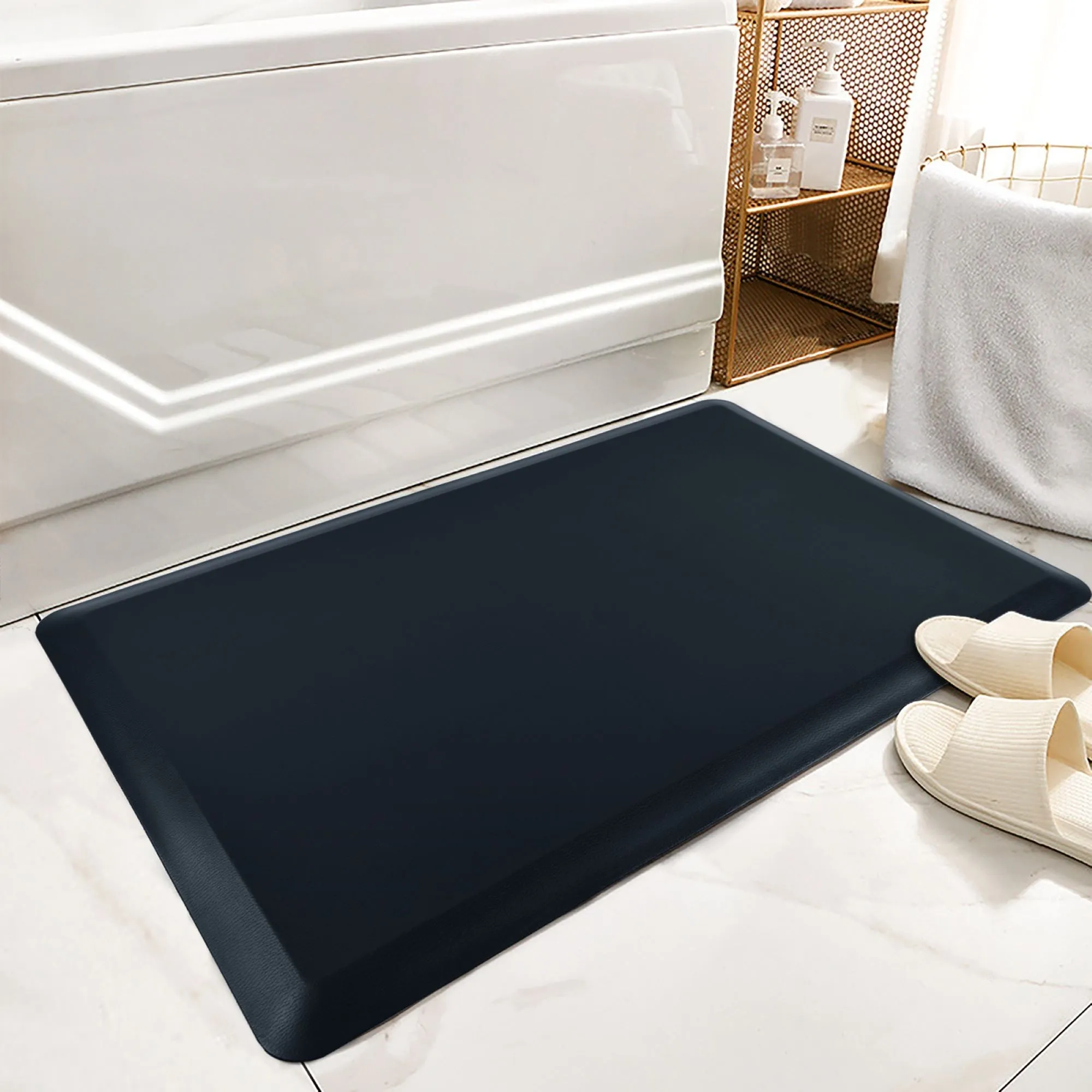 Premium Anti-Fatigue Comfort Mat. Thick. Non-Slip & All-Purpose Comfort - for Kitchen. Office Standing Desk