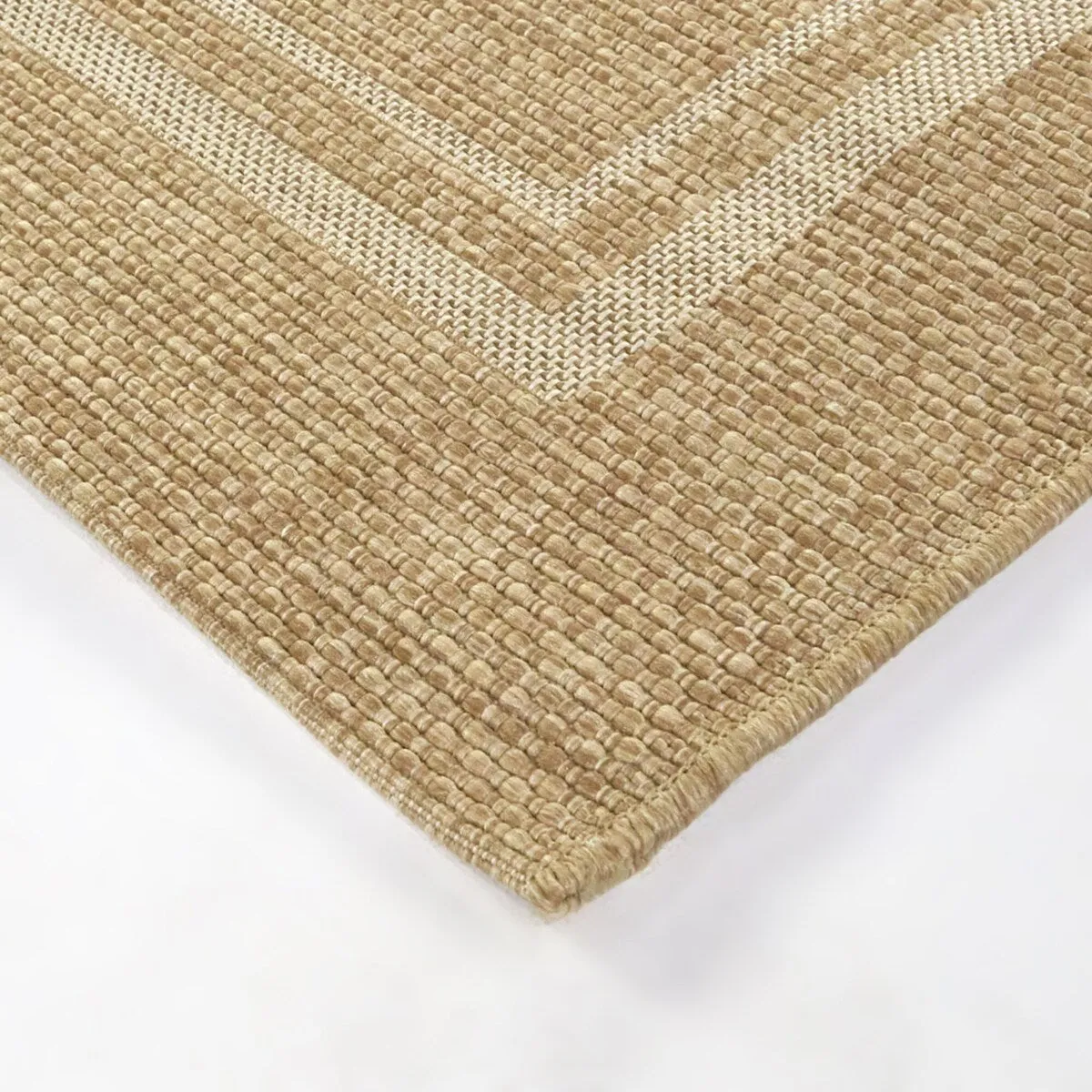 Proust Solid Border Indoor/Outdoor Area Rug