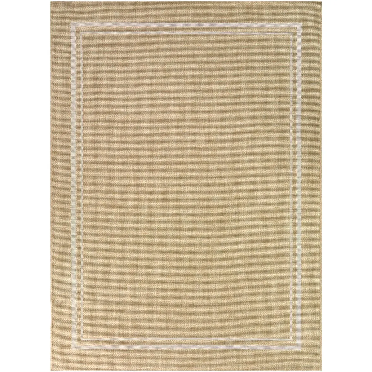 Proust Solid Border Indoor/Outdoor Area Rug