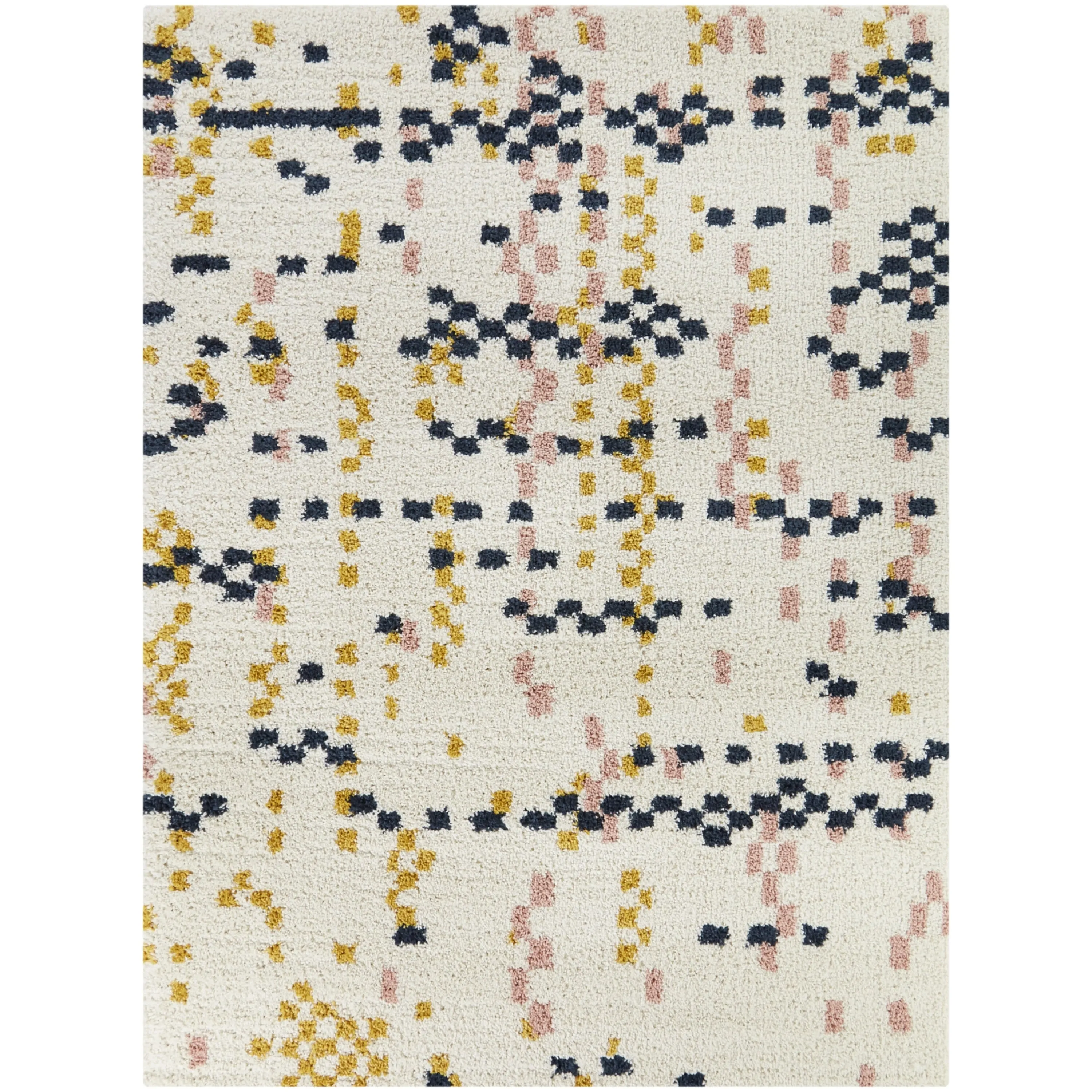Radovani Abstract Geo Shag Area Rug