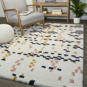 Radovani Abstract Geo Shag Area Rug