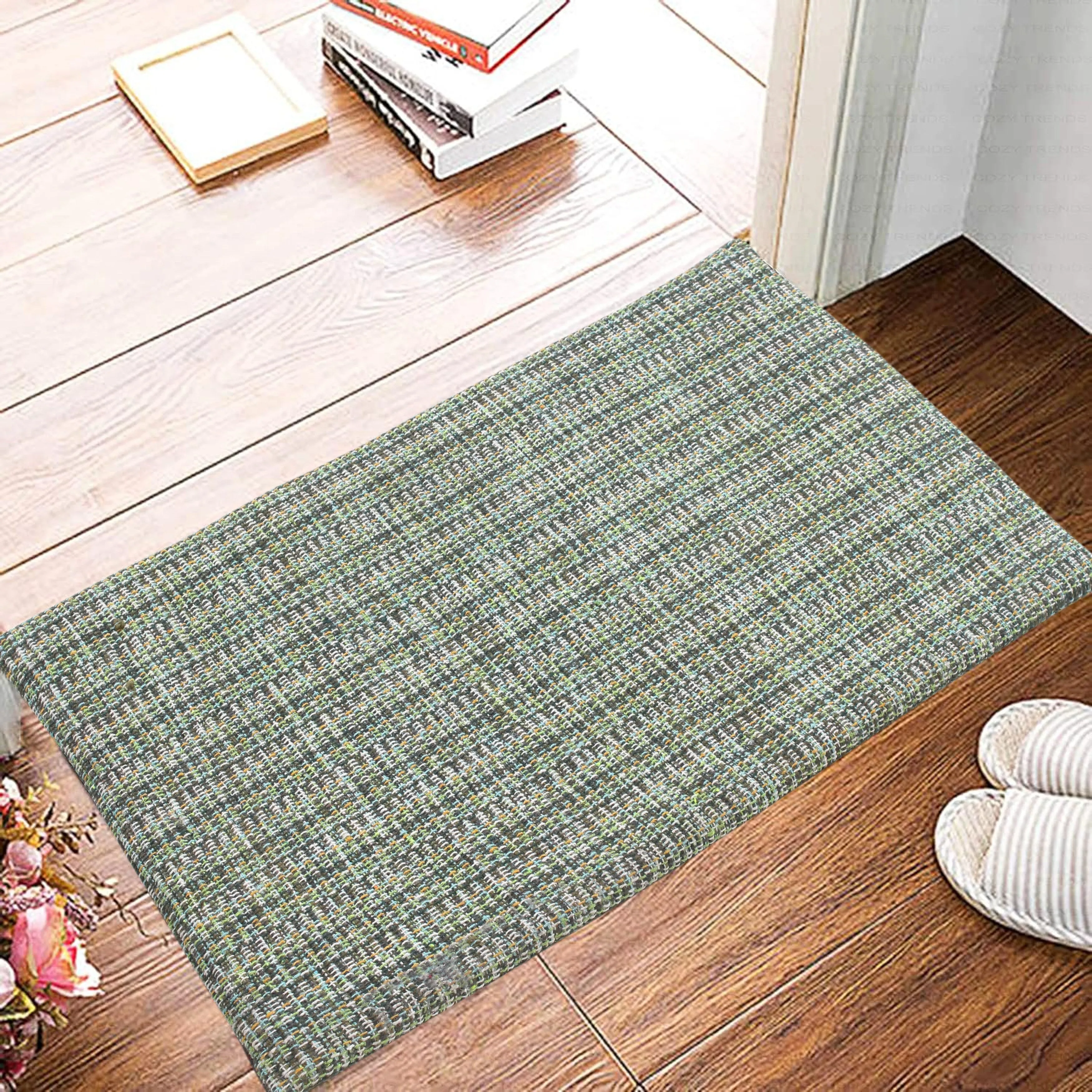 Revitalize Your Kitchen with Comfort and Style! Woven Cotton Anti-Fatigue Mat - 18x30 Inches