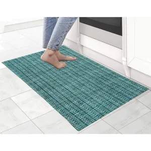 Revitalize Your Kitchen with Comfort and Style! Woven Cotton Anti-Fatigue Mat - 18x30 Inches