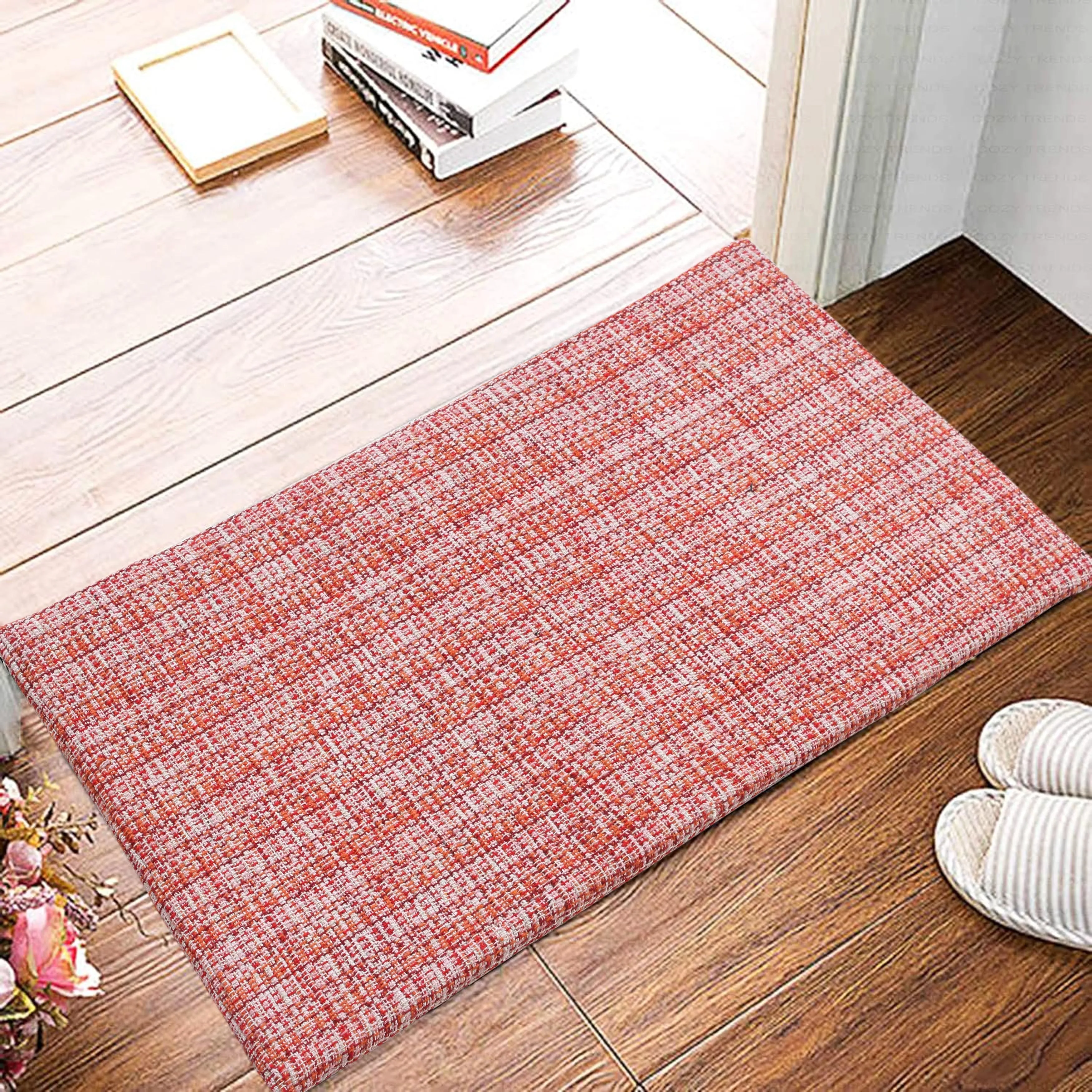 Revitalize Your Kitchen with Comfort and Style! Woven Cotton Anti-Fatigue Mat - 18x30 Inches