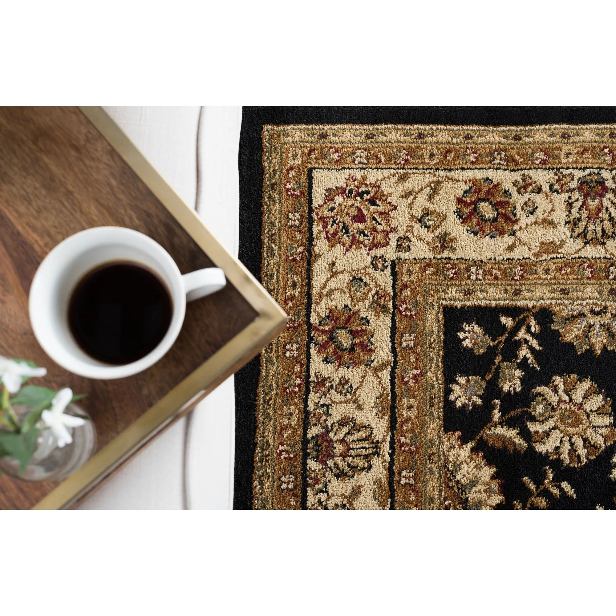 Rhythm Transitional Floral Indoor Area Rug