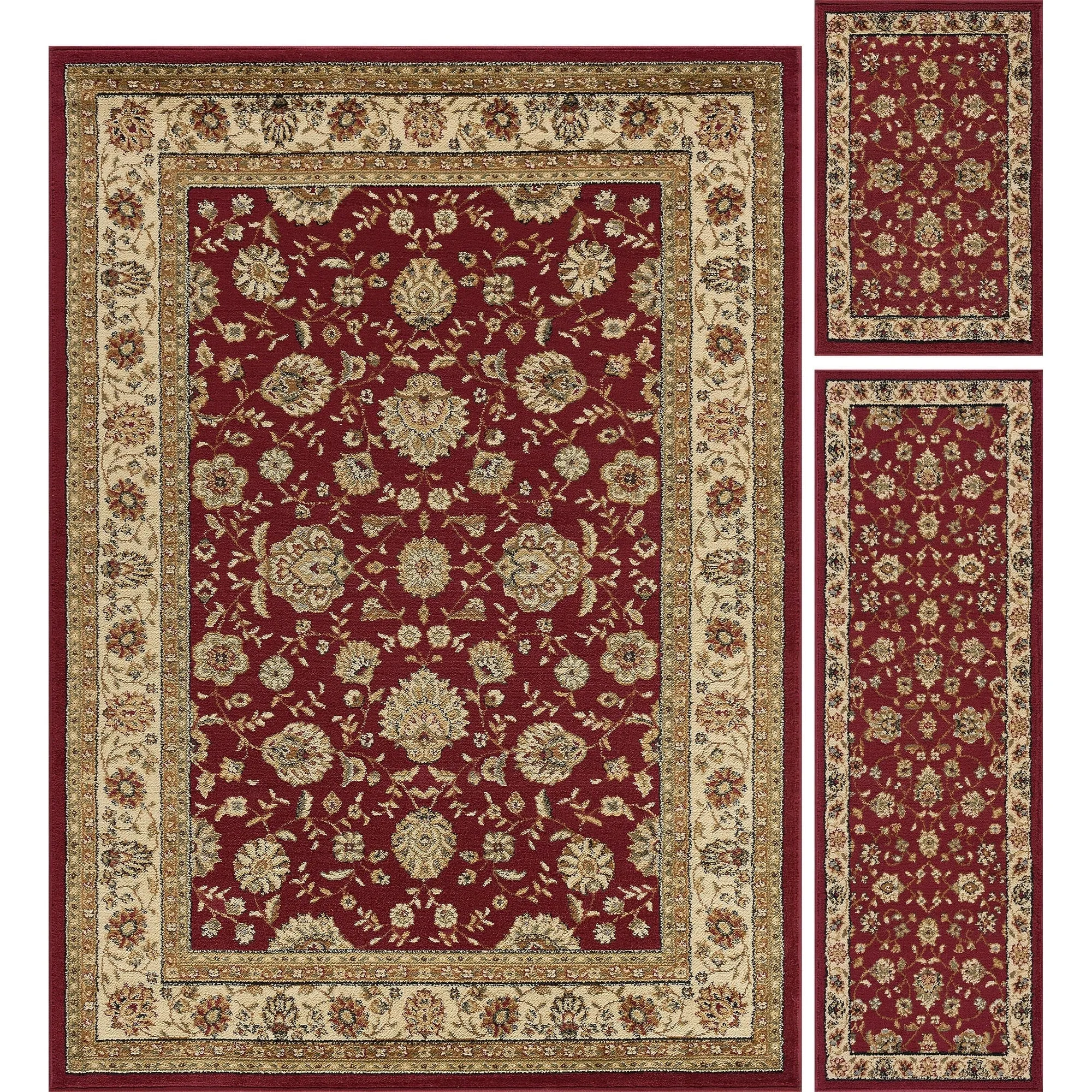 Rhythm Transitional Floral Indoor Area Rug