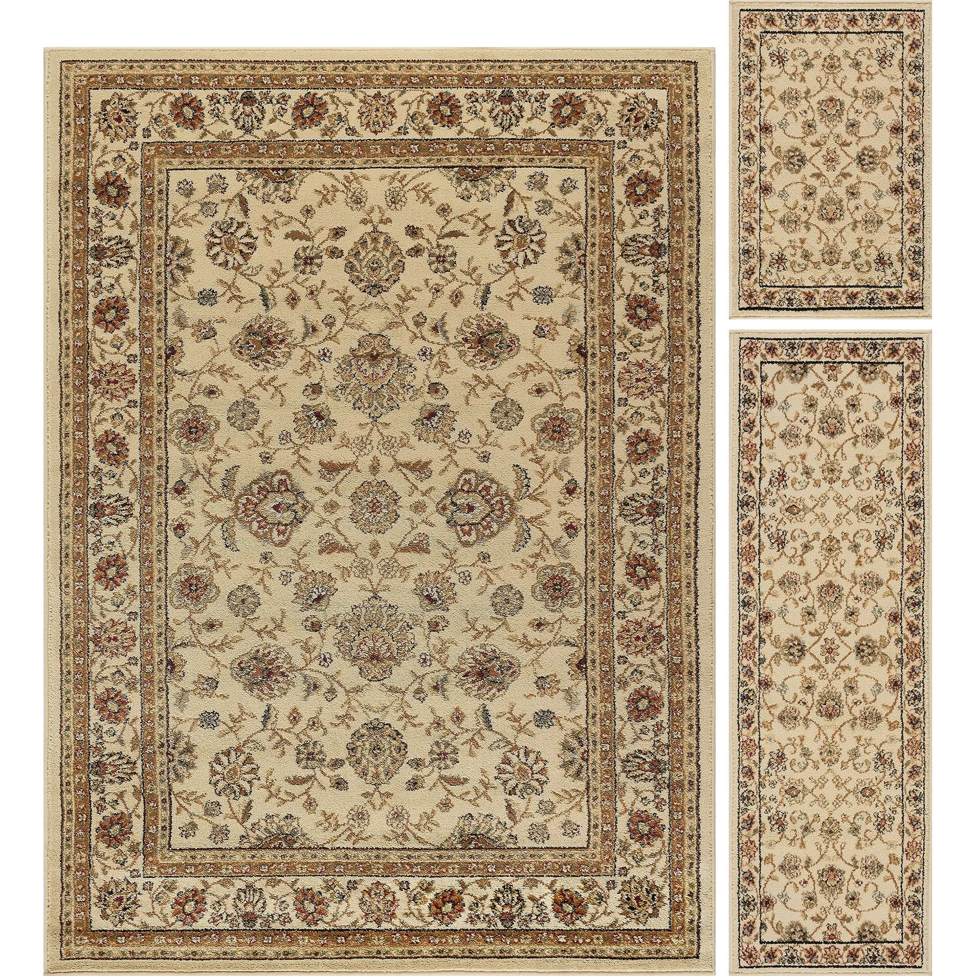 Rhythm Transitional Floral Indoor Area Rug