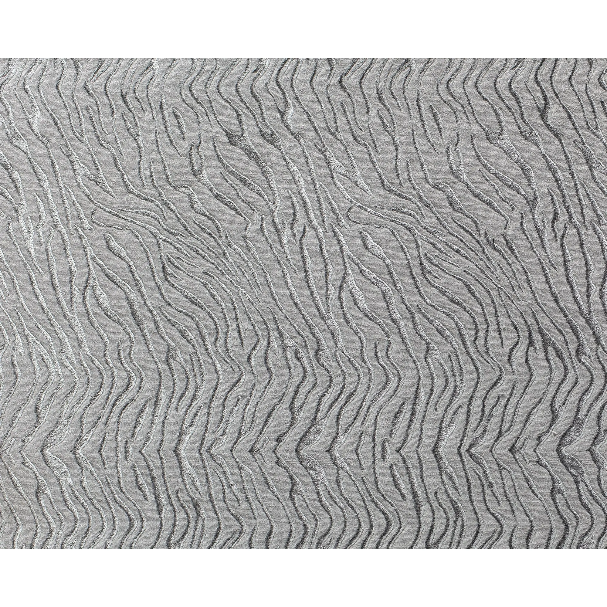 Rugs America Natura Gray Tiger Silver Shine Area Rug