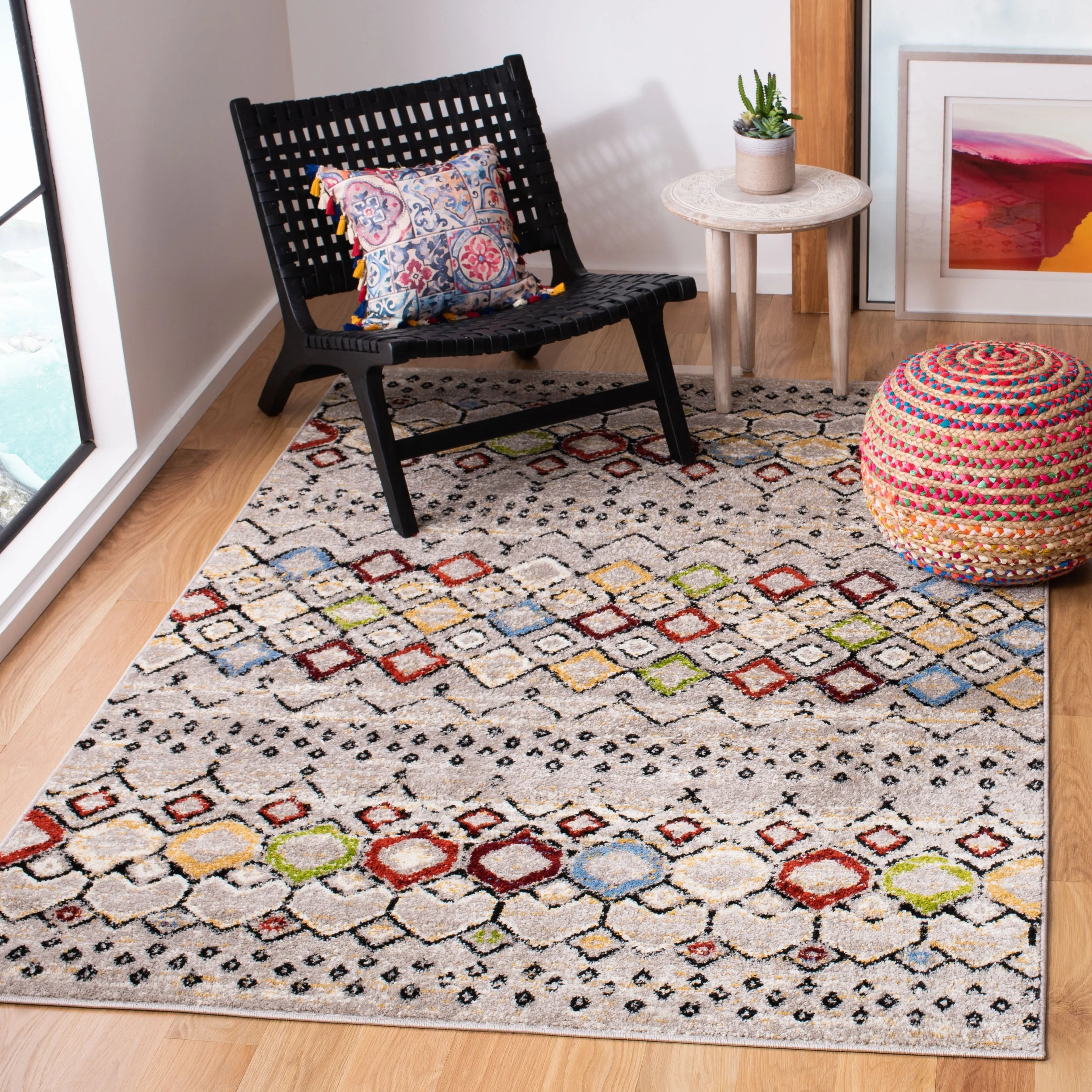 SAFAVIEH Amsterdam Iskra Moroccan Boho Rug