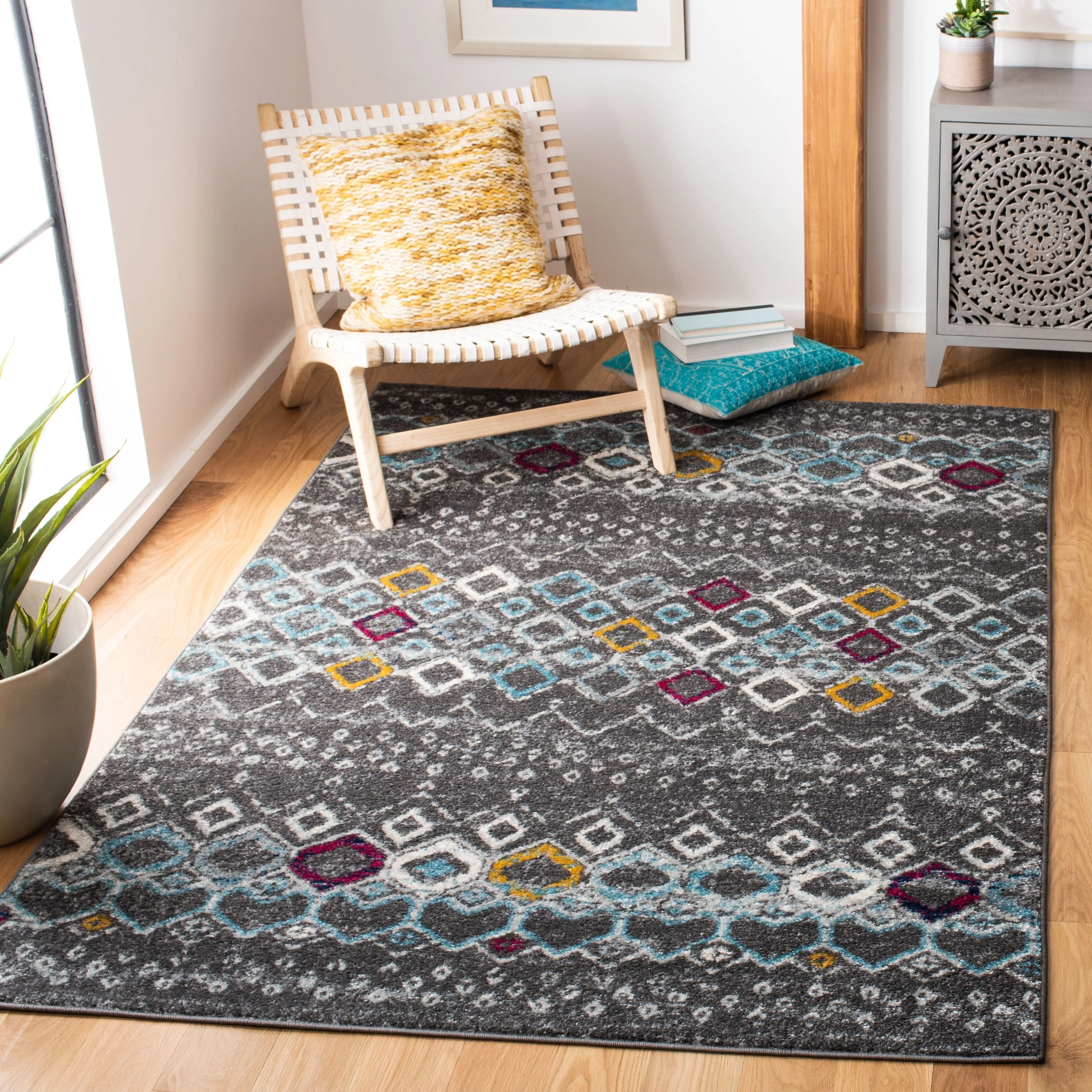 SAFAVIEH Amsterdam Iskra Moroccan Boho Rug
