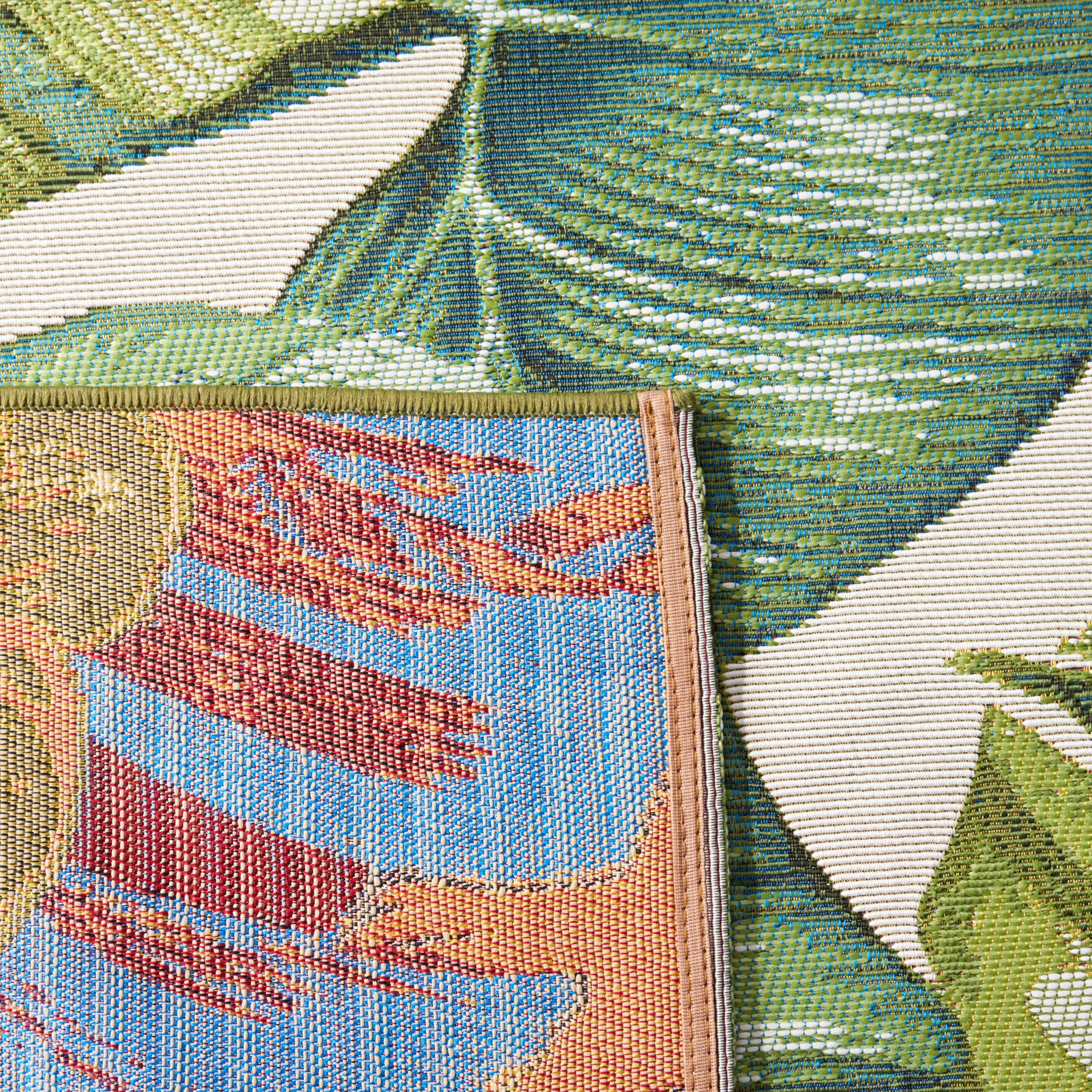 SAFAVIEH Barbados Betzy Tropical Indoor/Outdoor Waterproof Rug