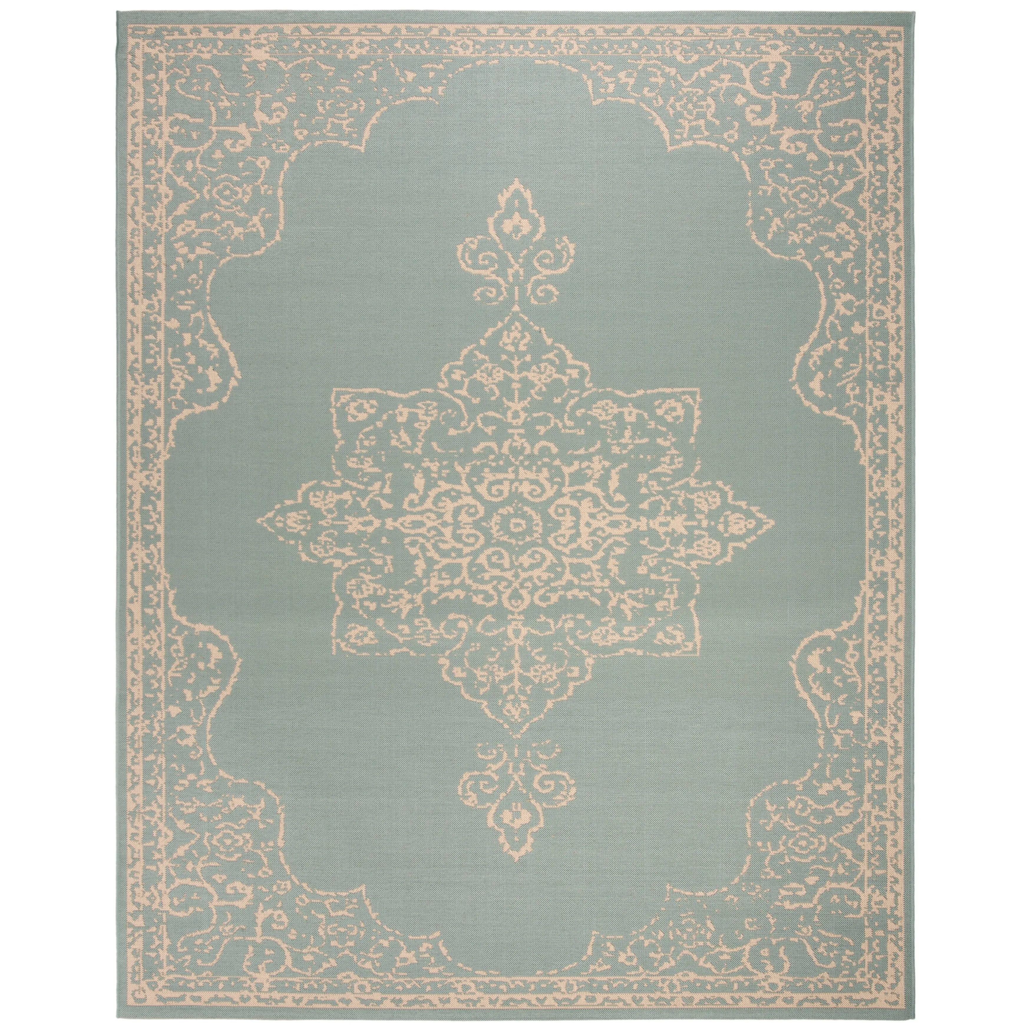 SAFAVIEH Beach House Zanfira Indoor/ Outdoor Waterproof Patio Backyard Rug