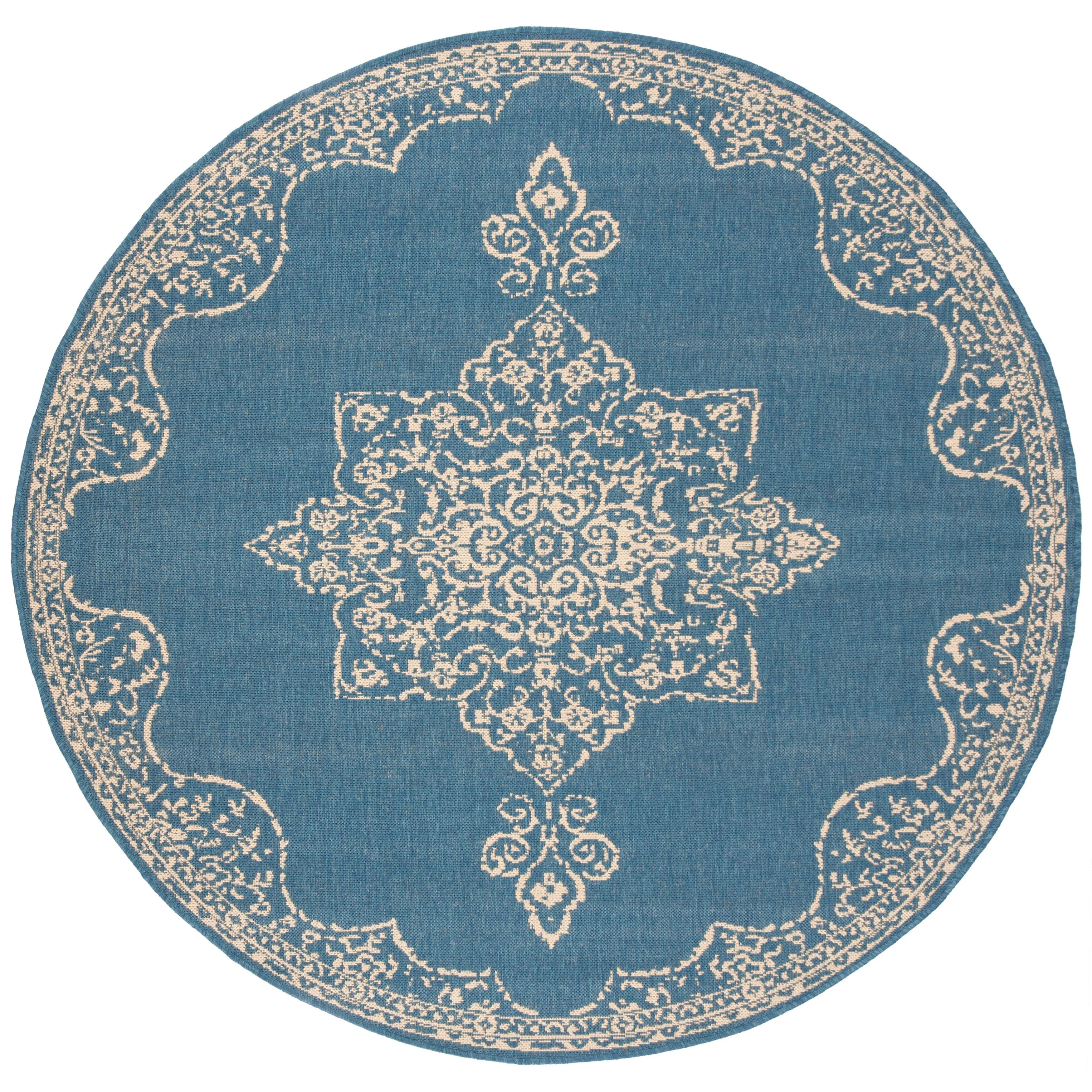 SAFAVIEH Beach House Zanfira Indoor/ Outdoor Waterproof Patio Backyard Rug