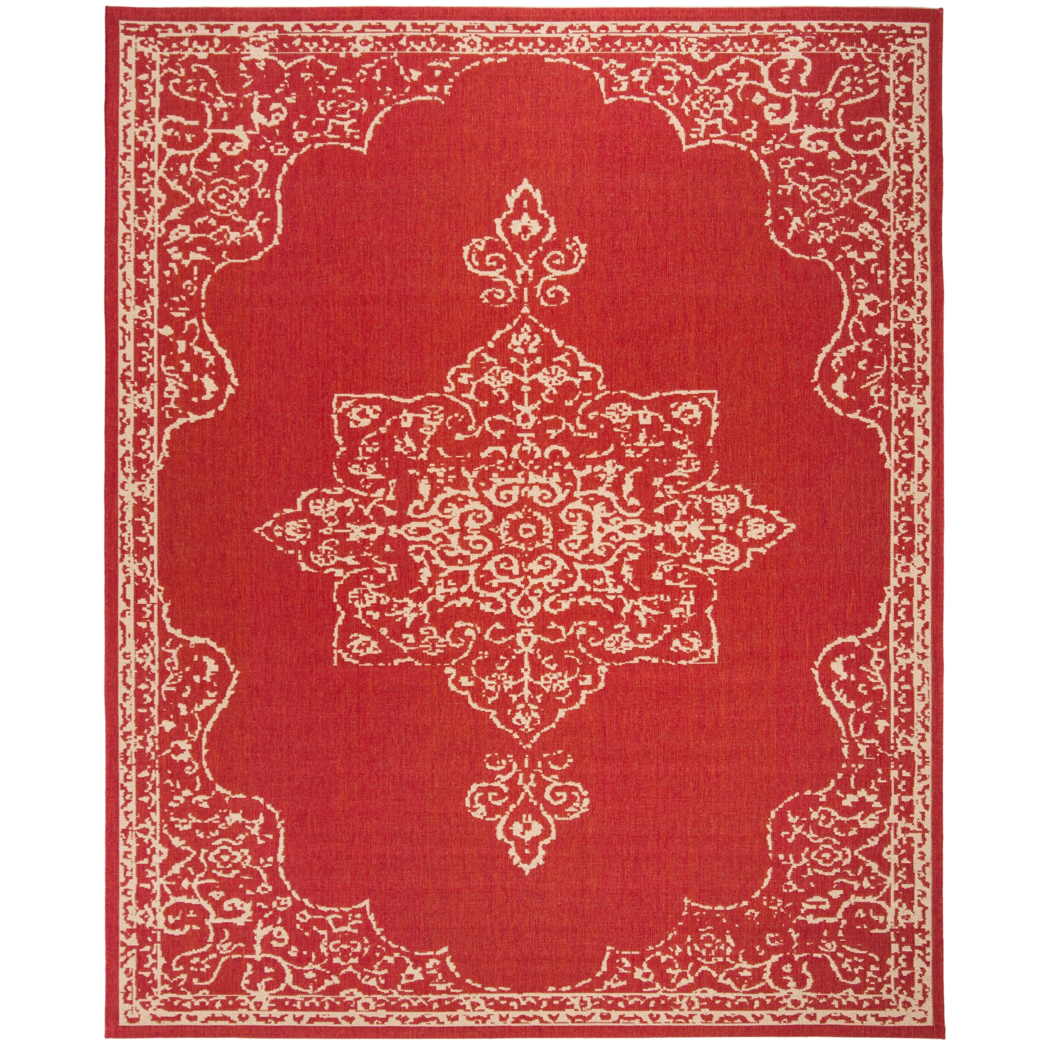 SAFAVIEH Beach House Zanfira Indoor/ Outdoor Waterproof Patio Backyard Rug