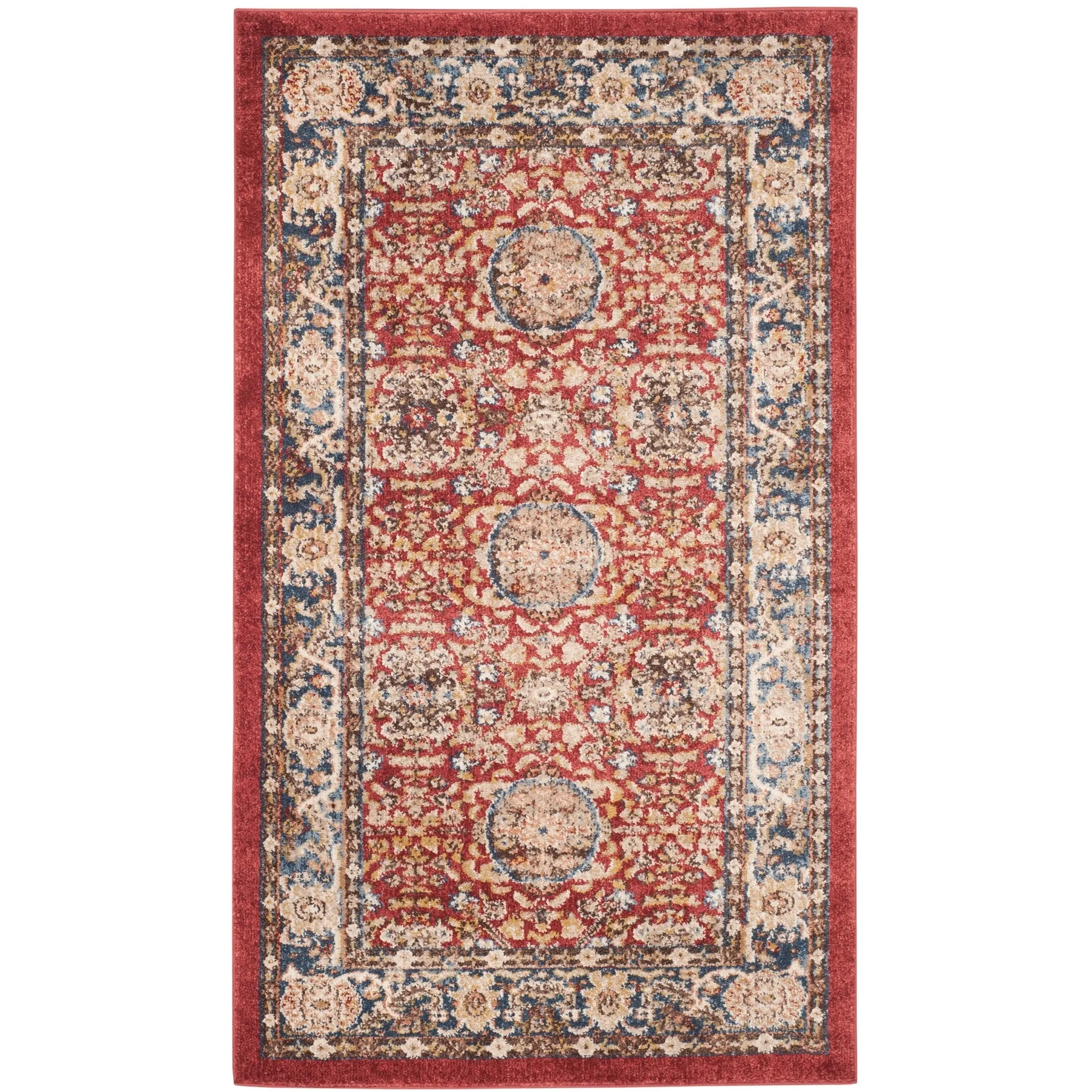 SAFAVIEH Bijar Ilsa Traditional Oriental Distressed Rug