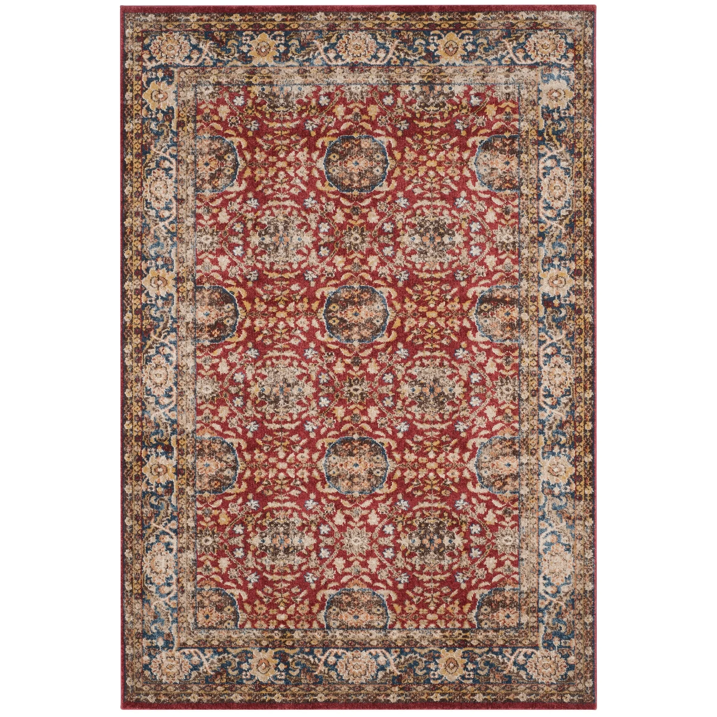 SAFAVIEH Bijar Ilsa Traditional Oriental Distressed Rug