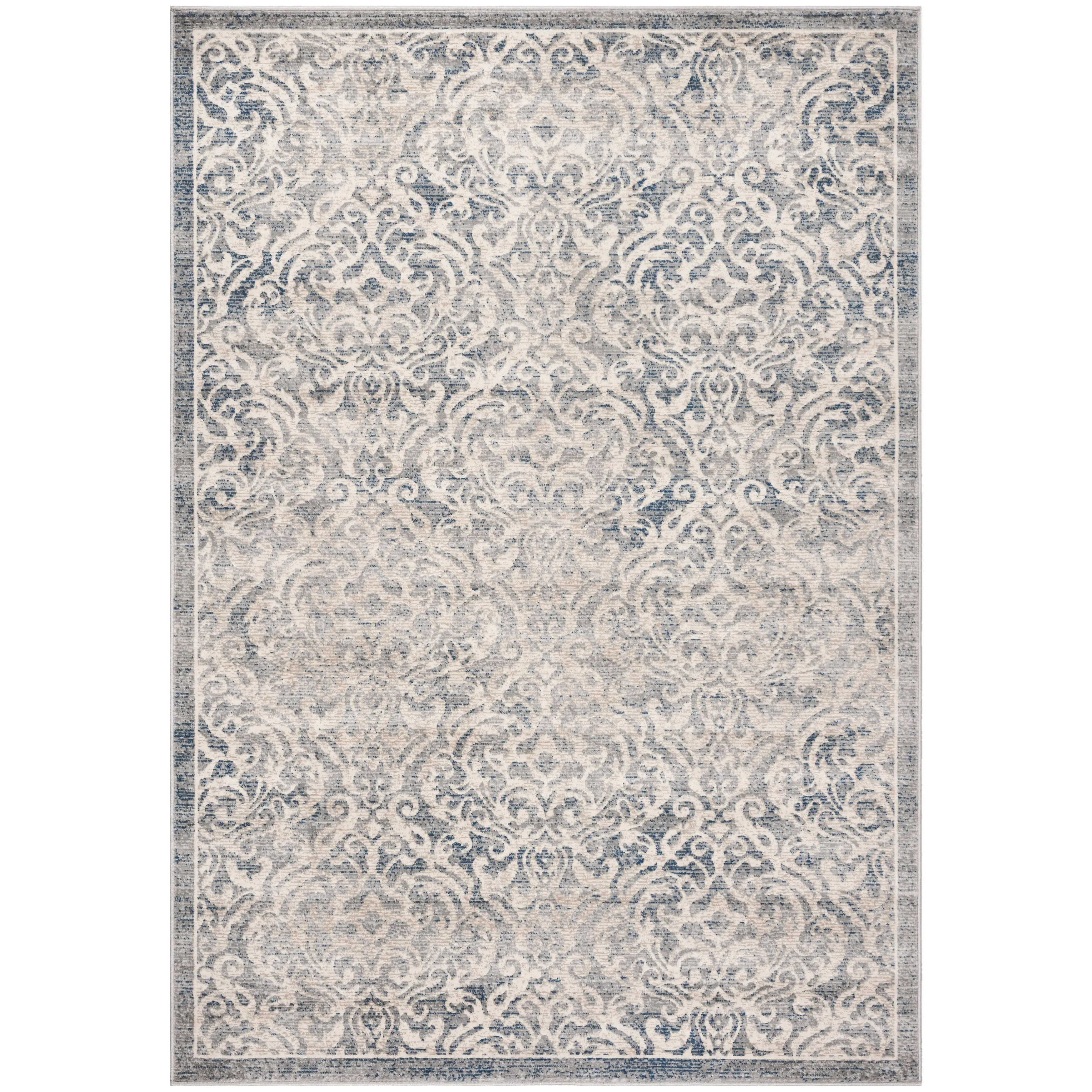 SAFAVIEH Brentwood Linza Traditional Oriental Rug - Light Grey/Blue - 5' 3 x 7' 6