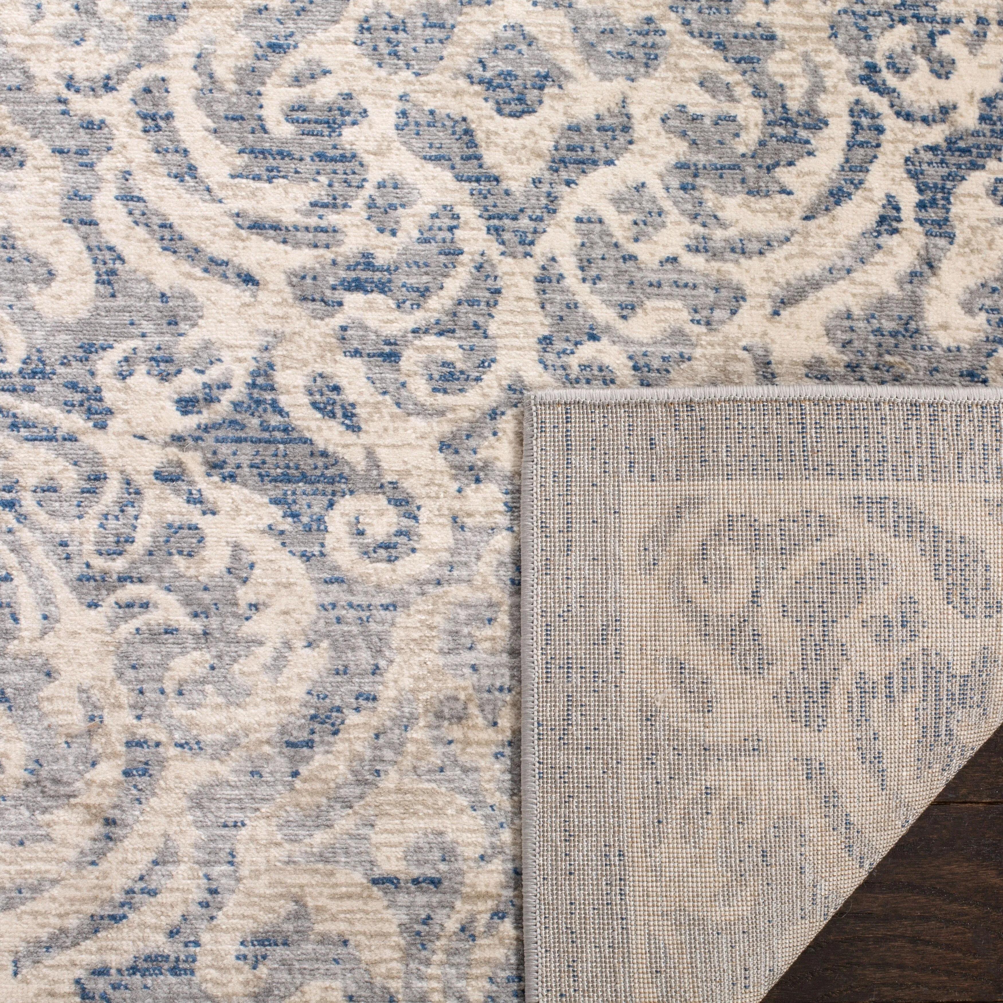 SAFAVIEH Brentwood Linza Traditional Oriental Rug - Light Grey/Blue - 5' 3 x 7' 6