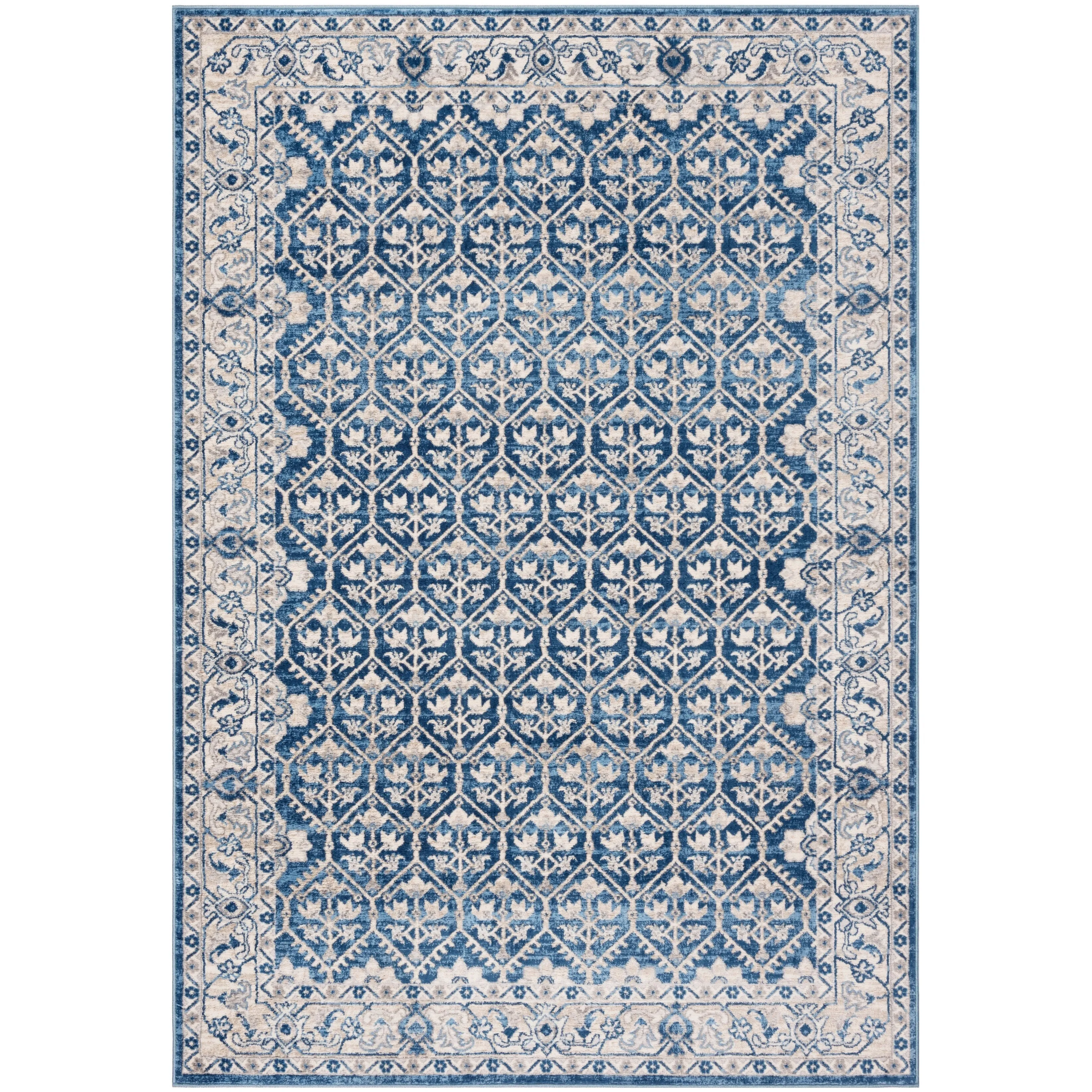 SAFAVIEH Brentwood Paunica Oriental Damask Trellis Rug