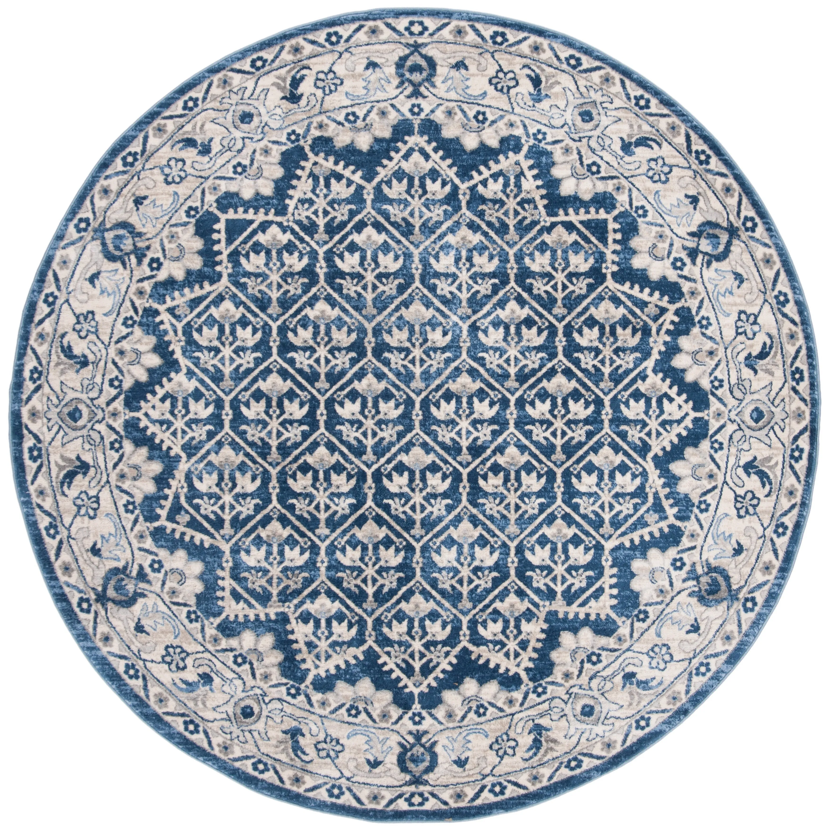 SAFAVIEH Brentwood Paunica Oriental Damask Trellis Rug