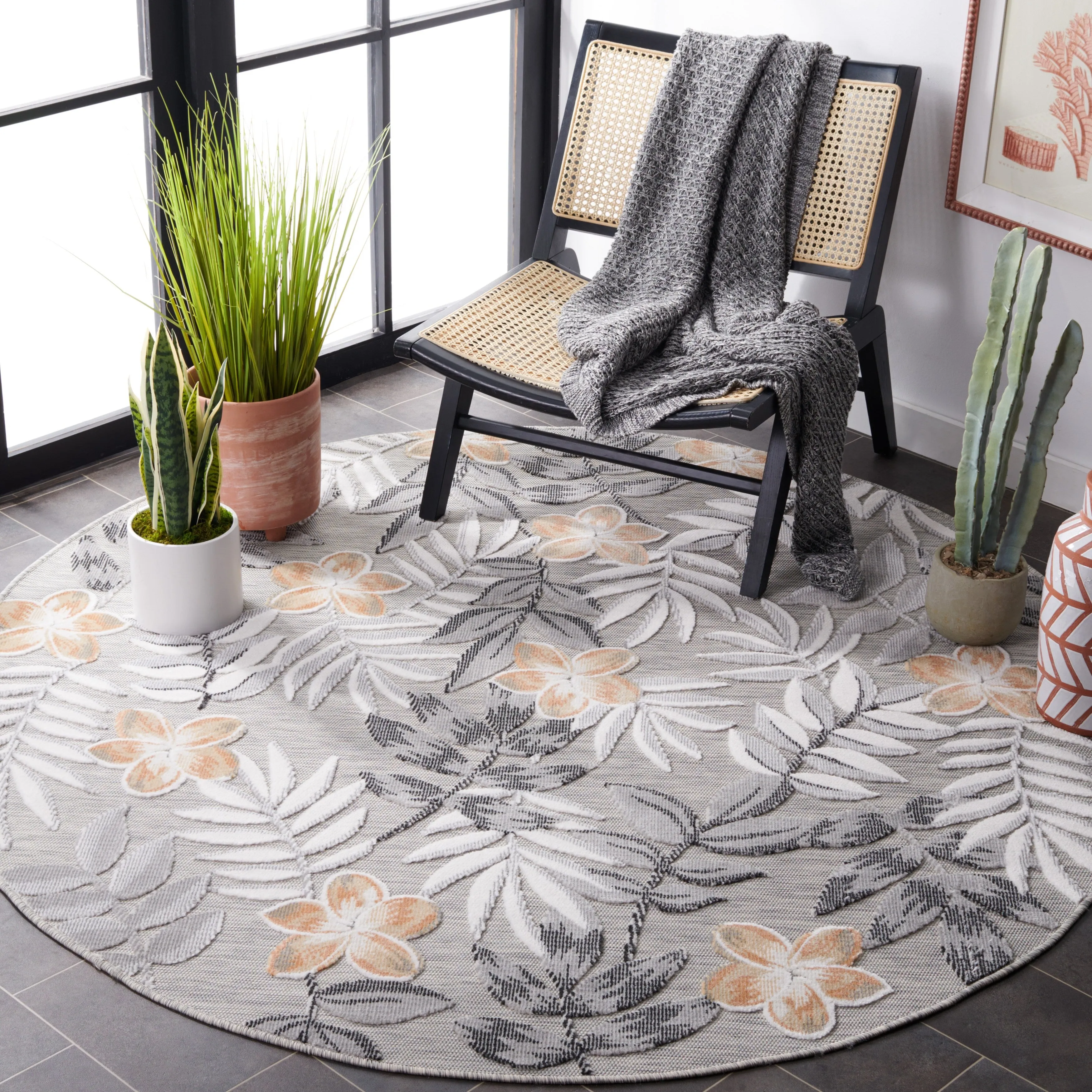 SAFAVIEH Cabana Indoor/ Outdoor Waterproof Transitional Rug