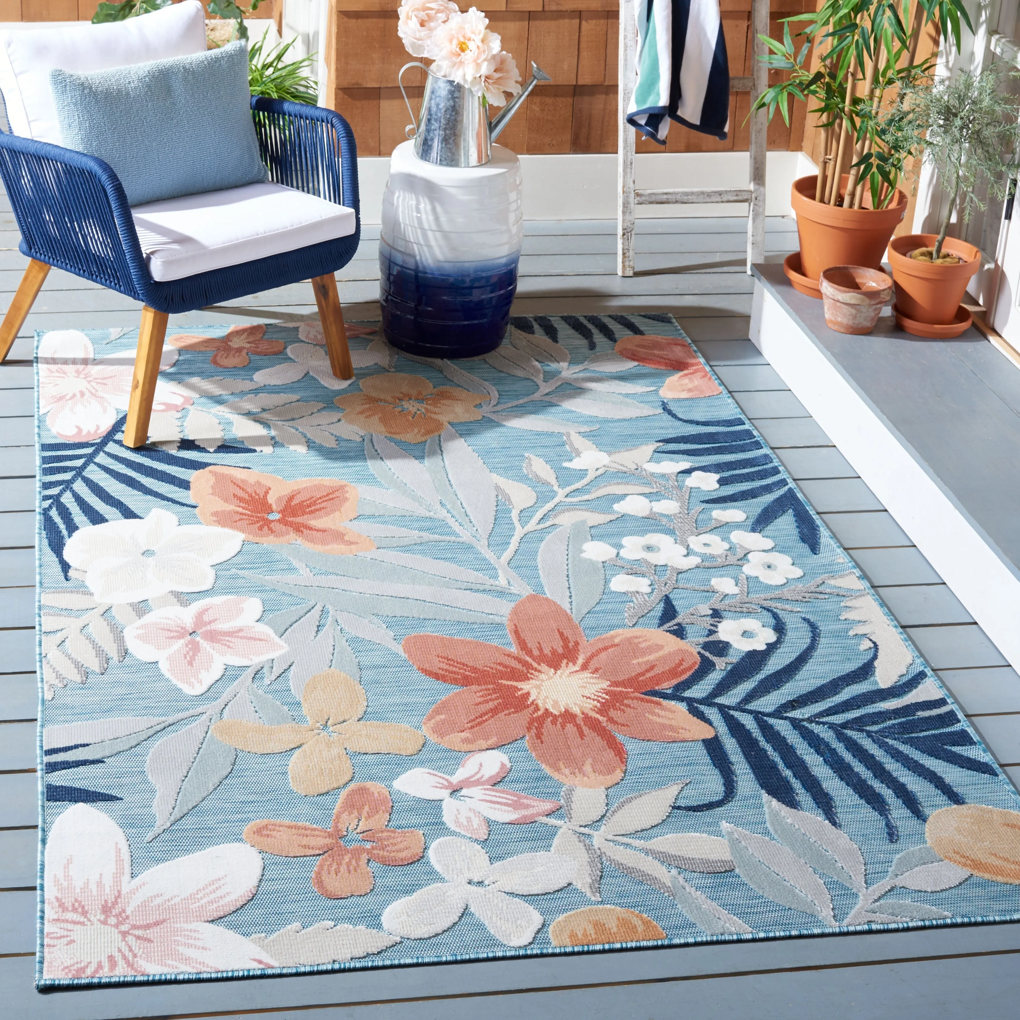 SAFAVIEH Cabana Indoor/ Outdoor Waterproof Transitional Rug