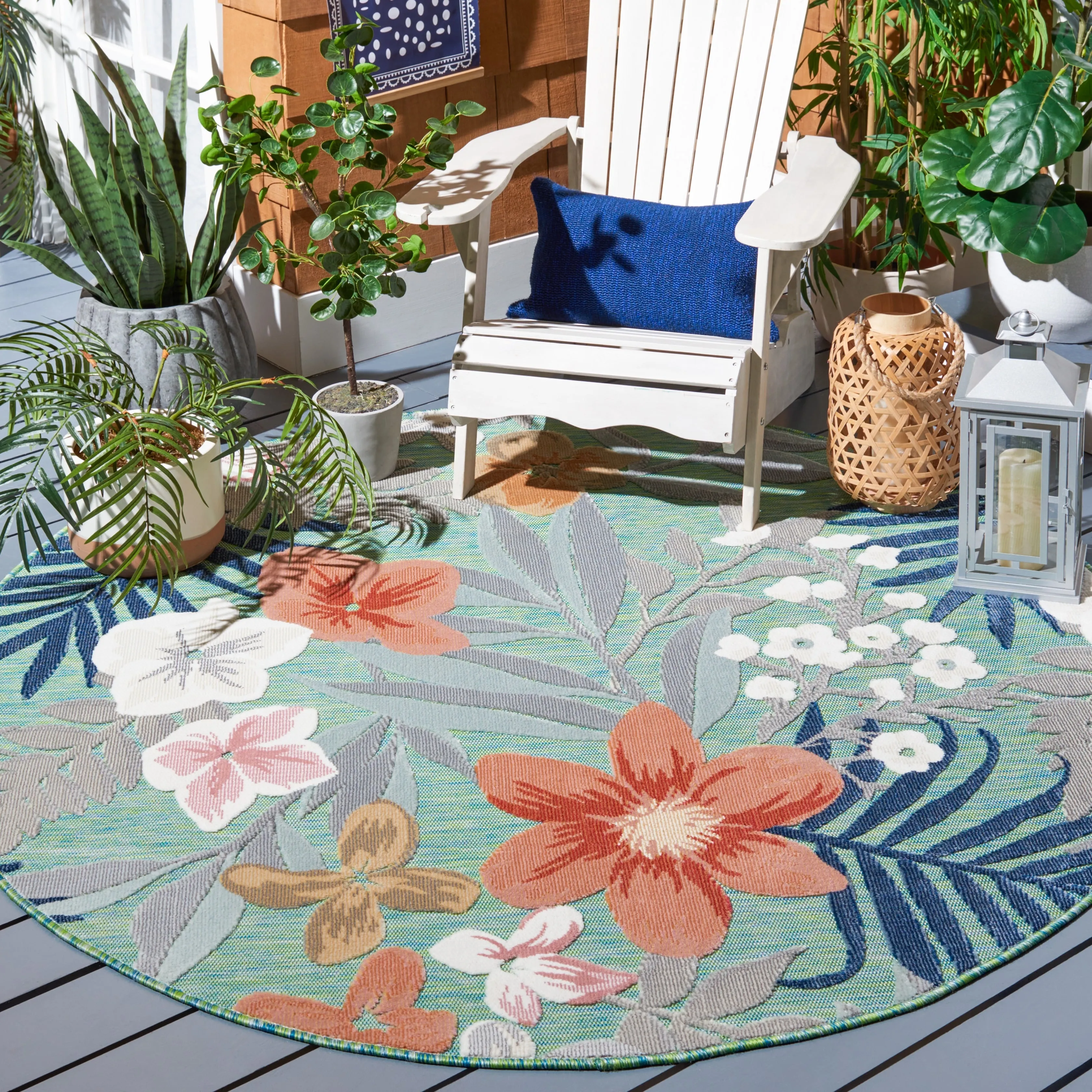 SAFAVIEH Cabana Indoor/ Outdoor Waterproof Transitional Rug