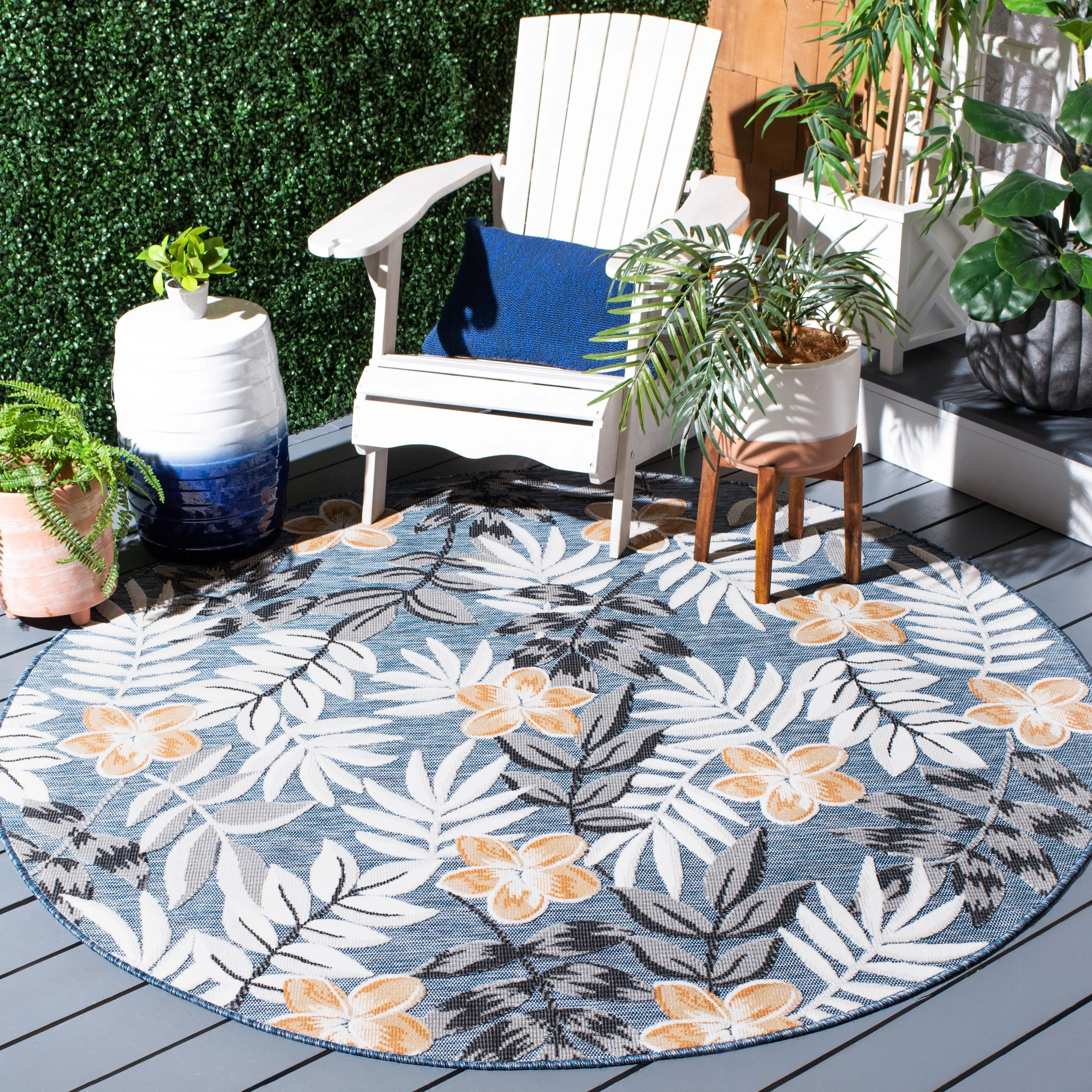 SAFAVIEH Cabana Indoor/ Outdoor Waterproof Transitional Rug
