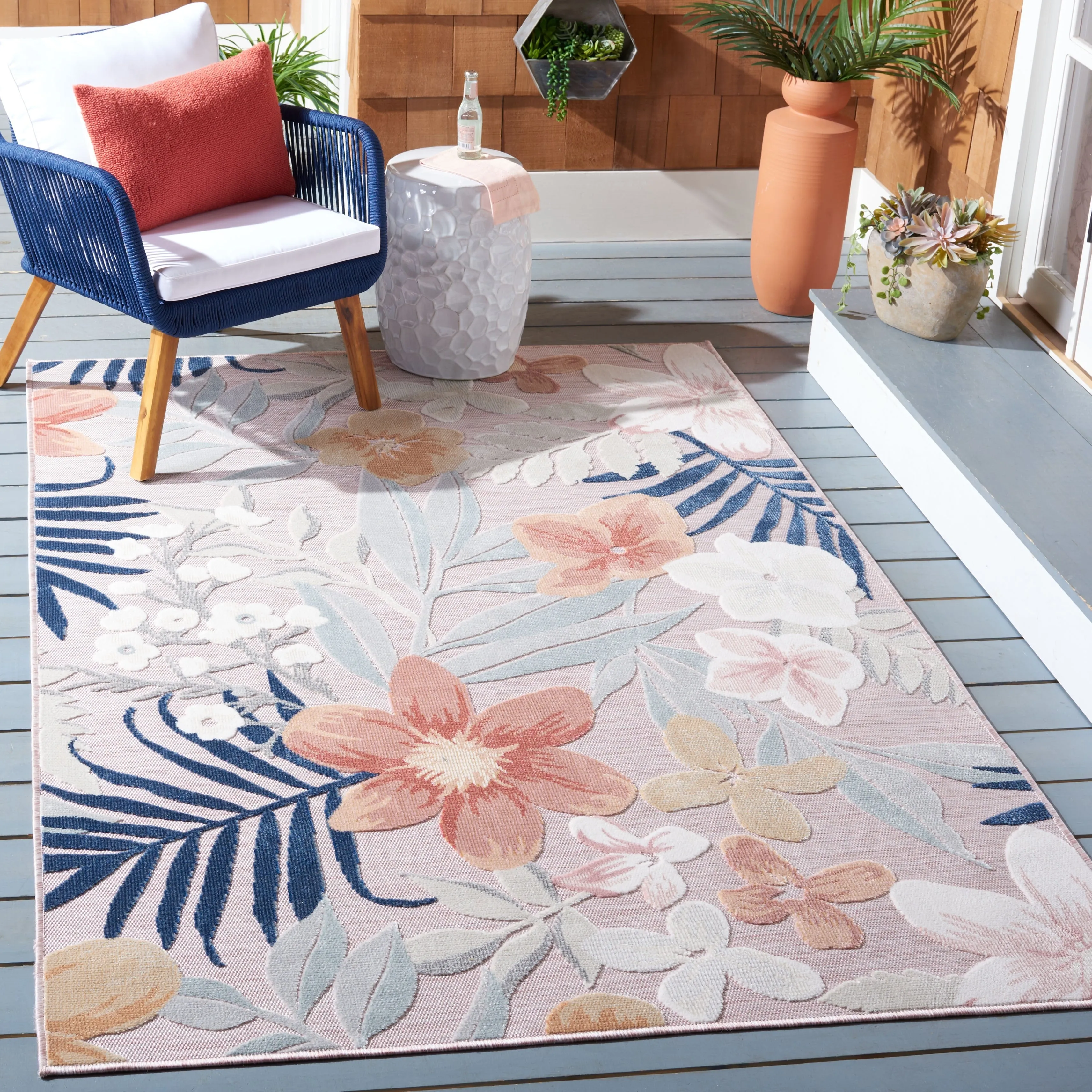SAFAVIEH Cabana Indoor/ Outdoor Waterproof Transitional Rug