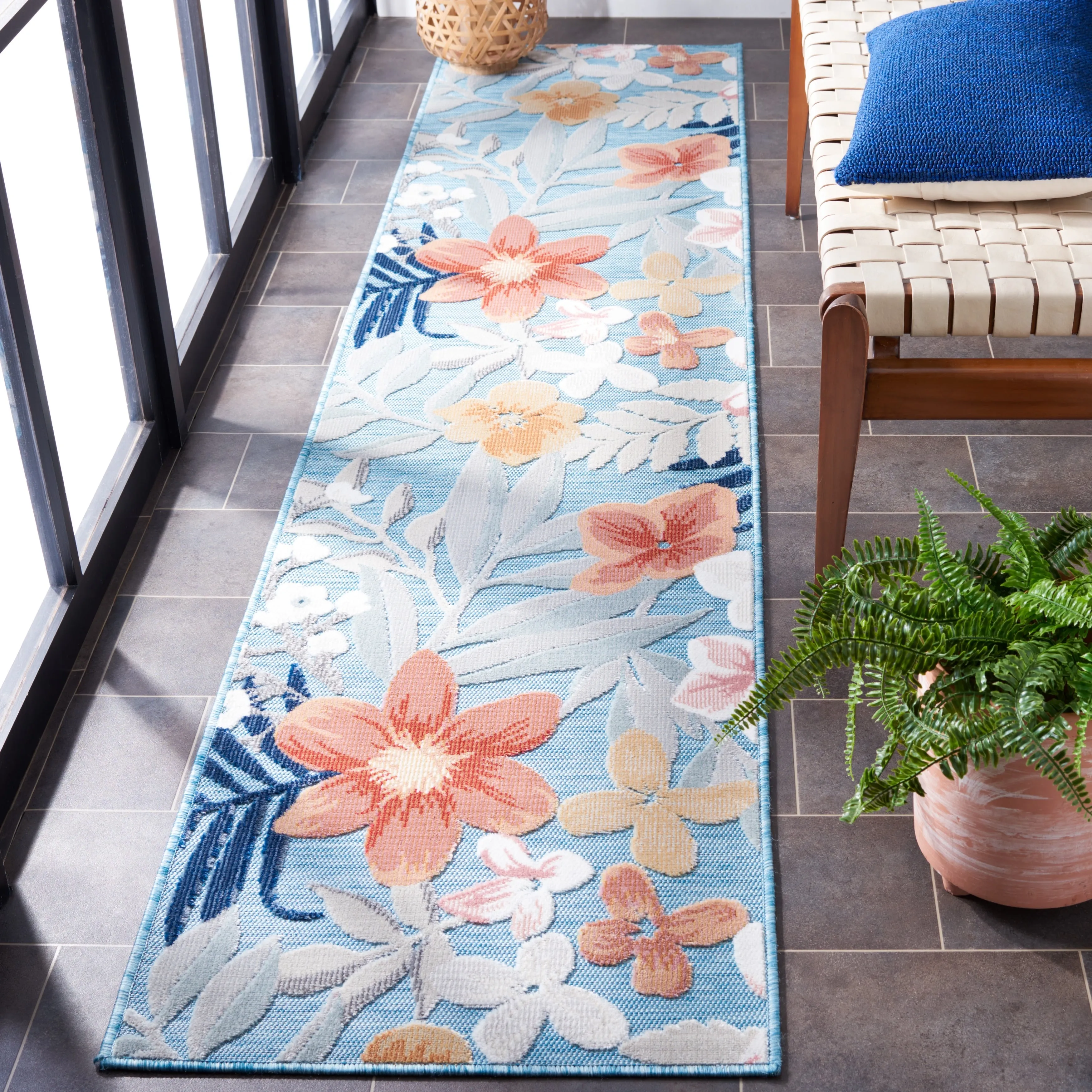 SAFAVIEH Cabana Indoor/ Outdoor Waterproof Transitional Rug
