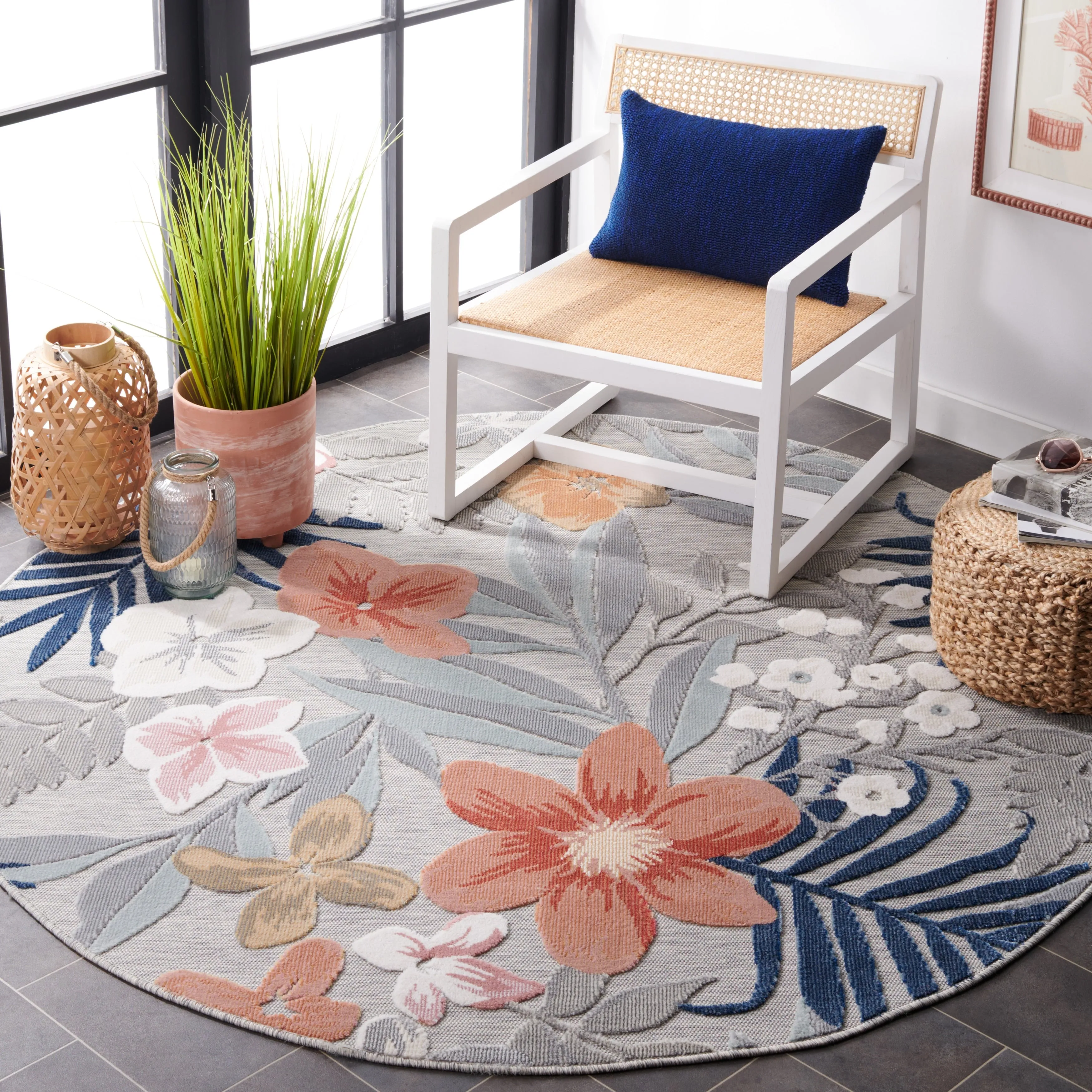SAFAVIEH Cabana Indoor/ Outdoor Waterproof Transitional Rug