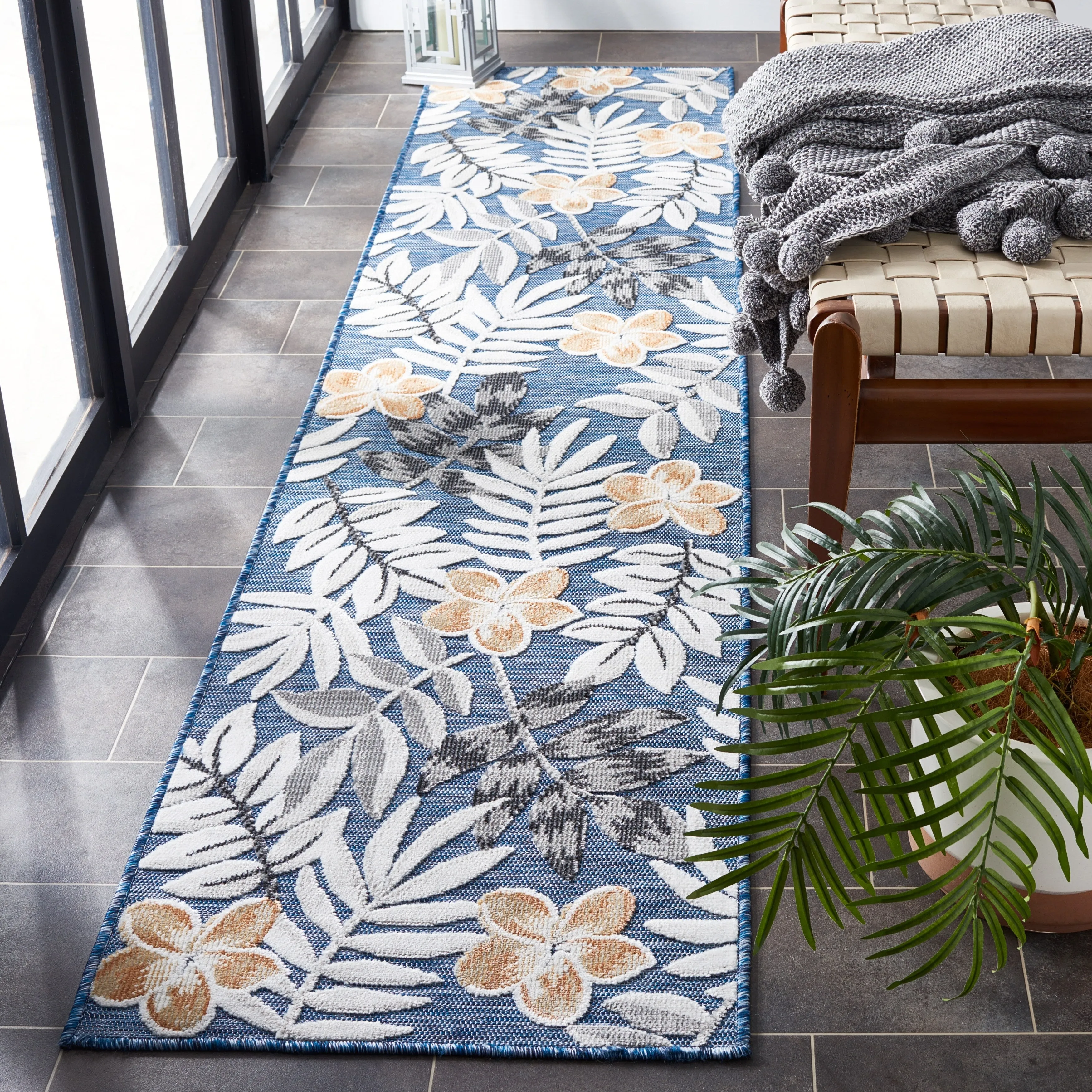 SAFAVIEH Cabana Indoor/ Outdoor Waterproof Transitional Rug