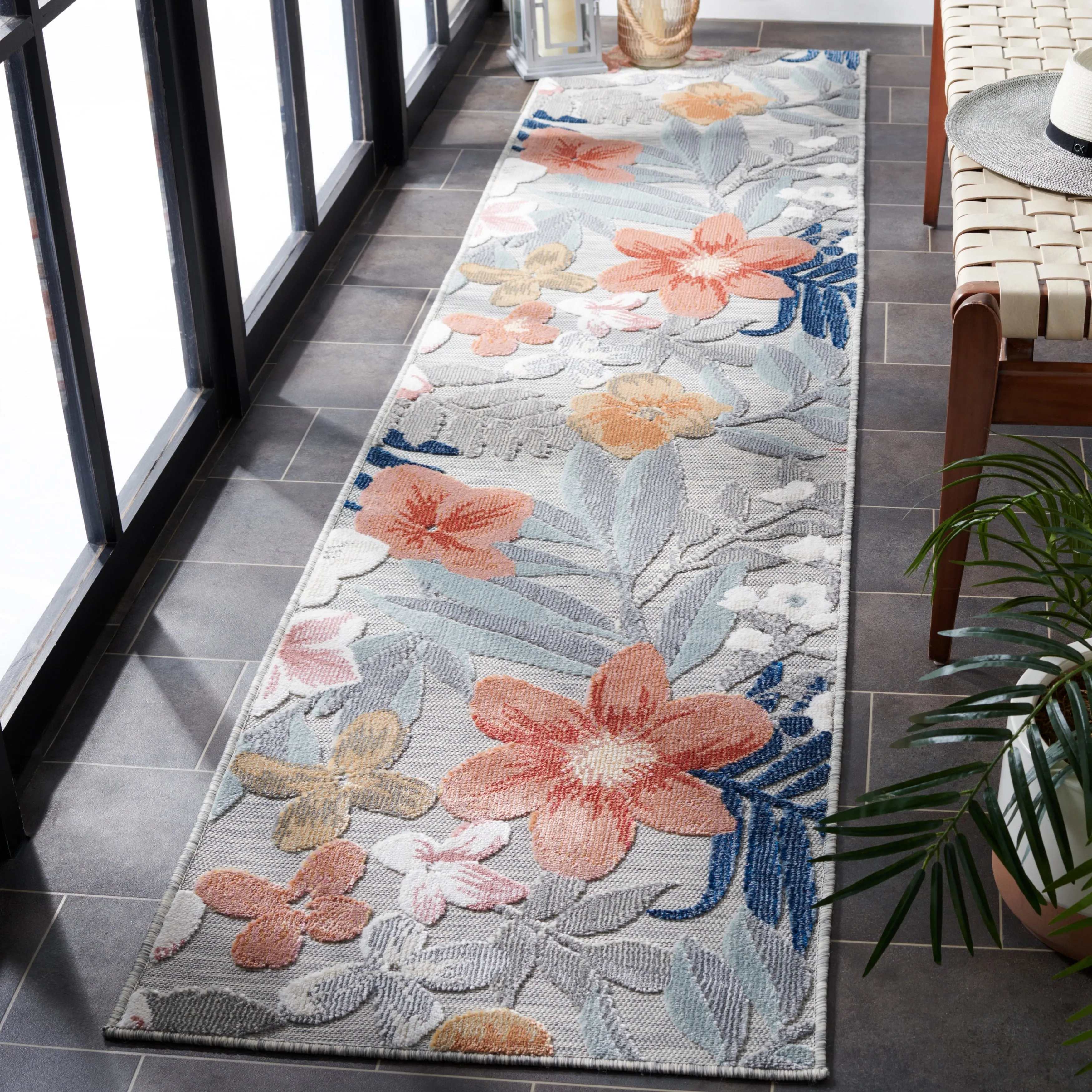 SAFAVIEH Cabana Indoor/ Outdoor Waterproof Transitional Rug