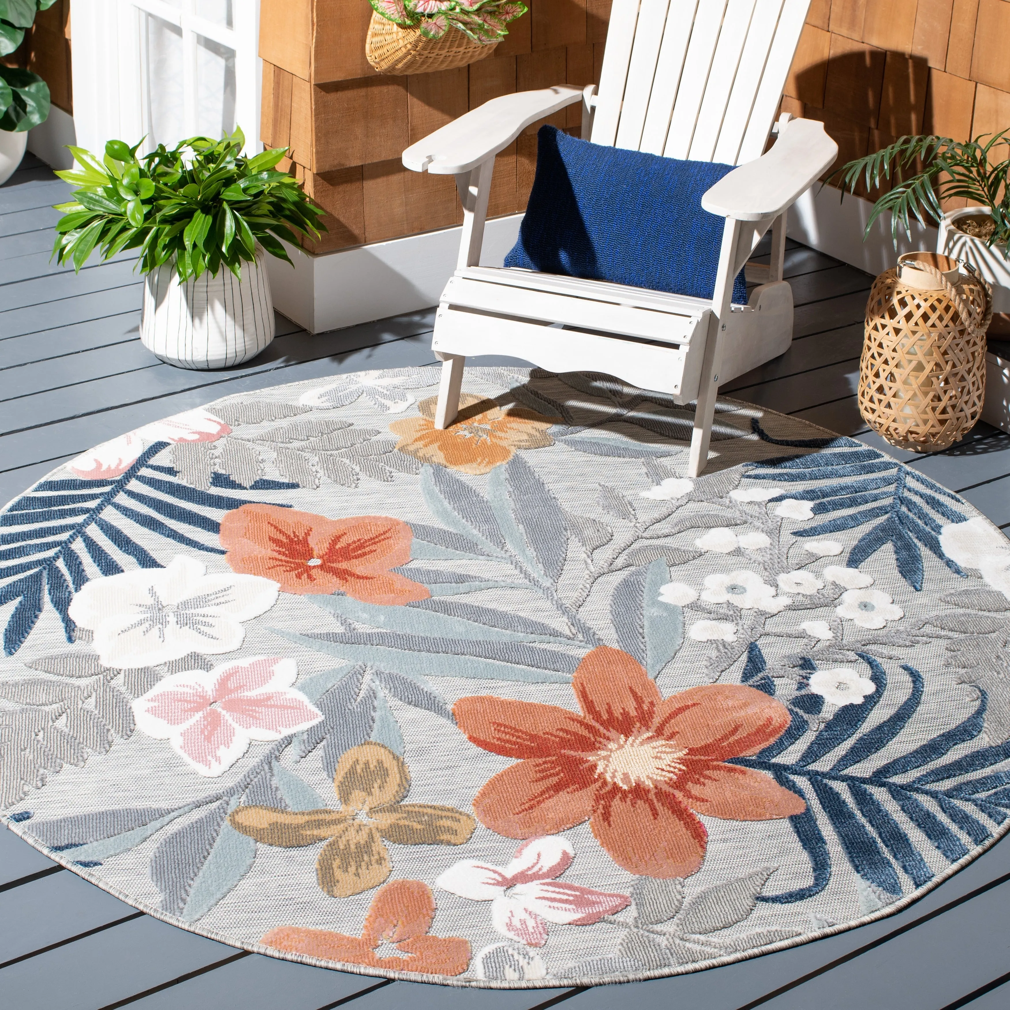 SAFAVIEH Cabana Indoor/ Outdoor Waterproof Transitional Rug