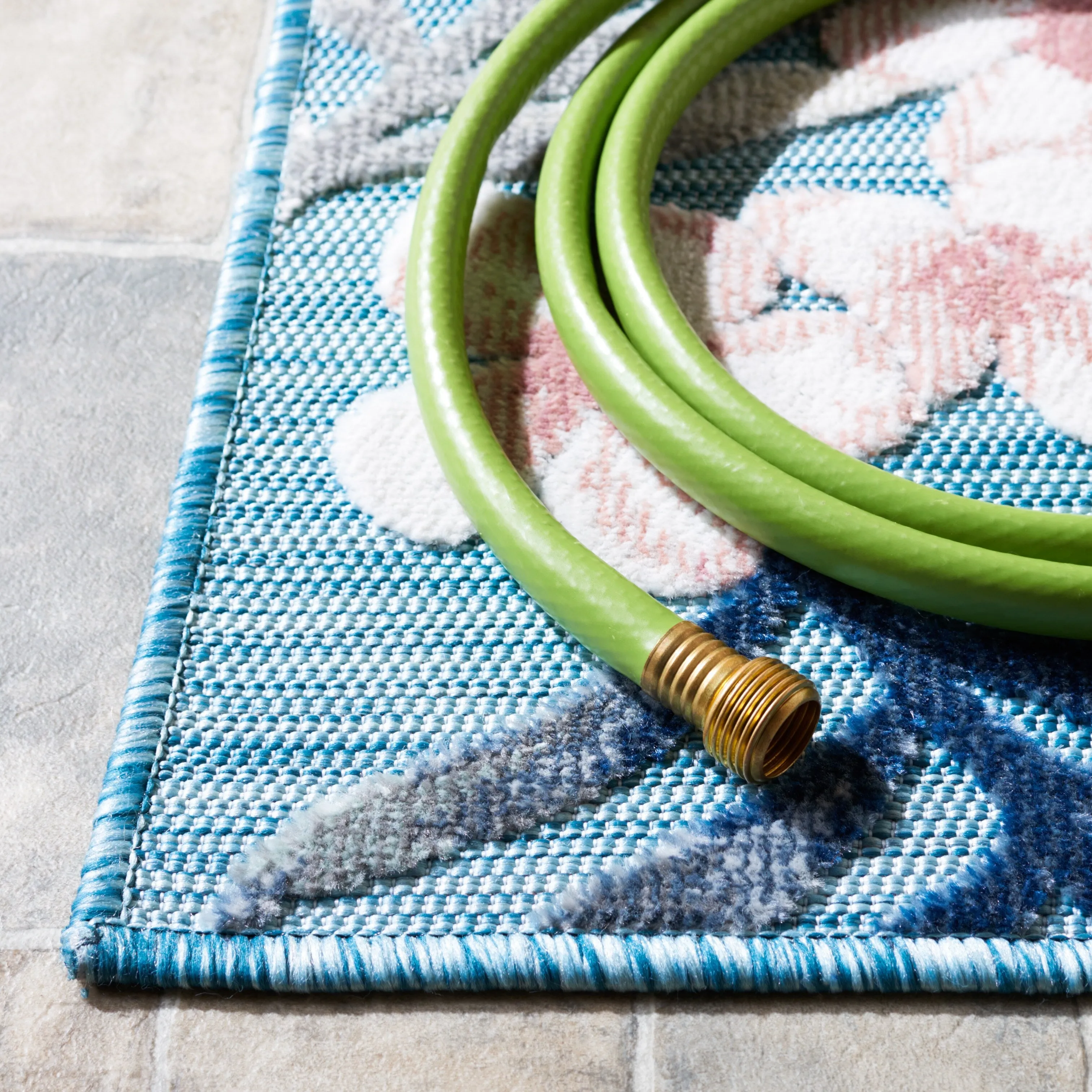 SAFAVIEH Cabana Nergiz Indoor /Outdoor Waterproof Transitional Rug