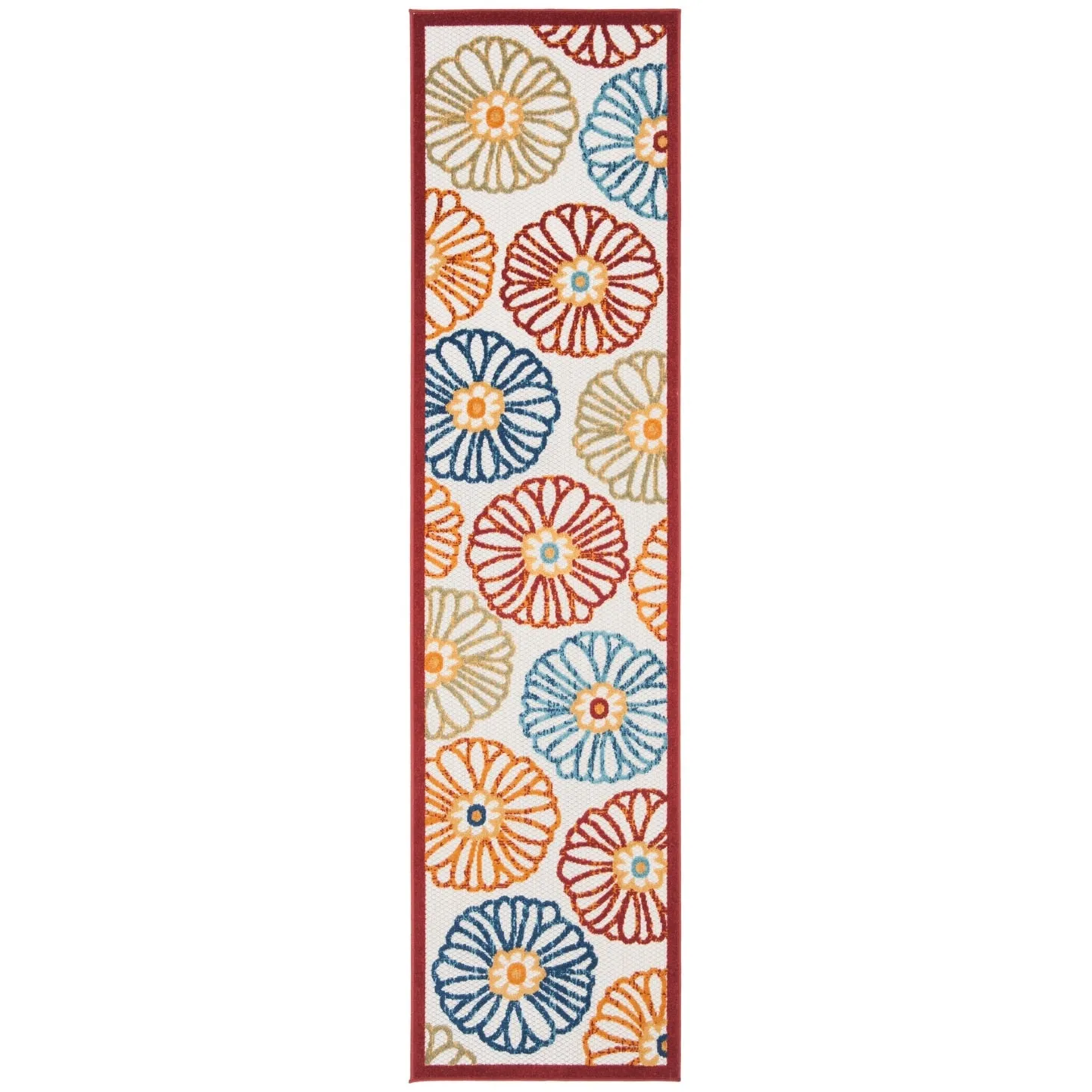 SAFAVIEH Cabana Rajni Indoor/ Outdoor Waterproof Patio Floral Rug