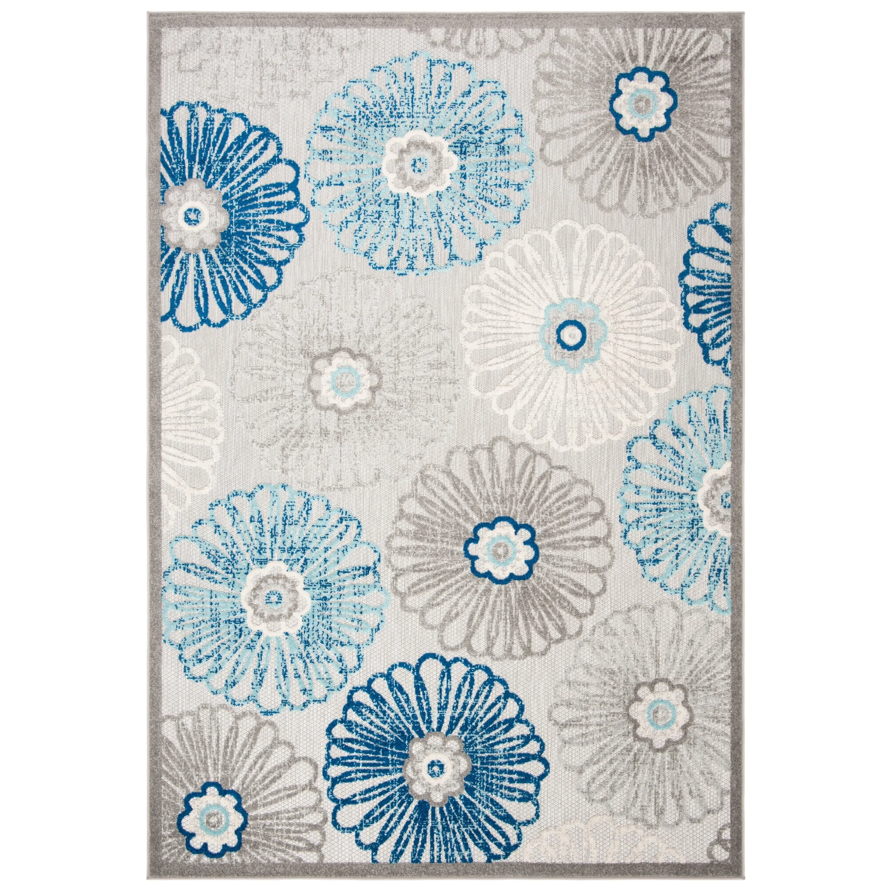 SAFAVIEH Cabana Rajni Indoor/ Outdoor Waterproof Patio Floral Rug