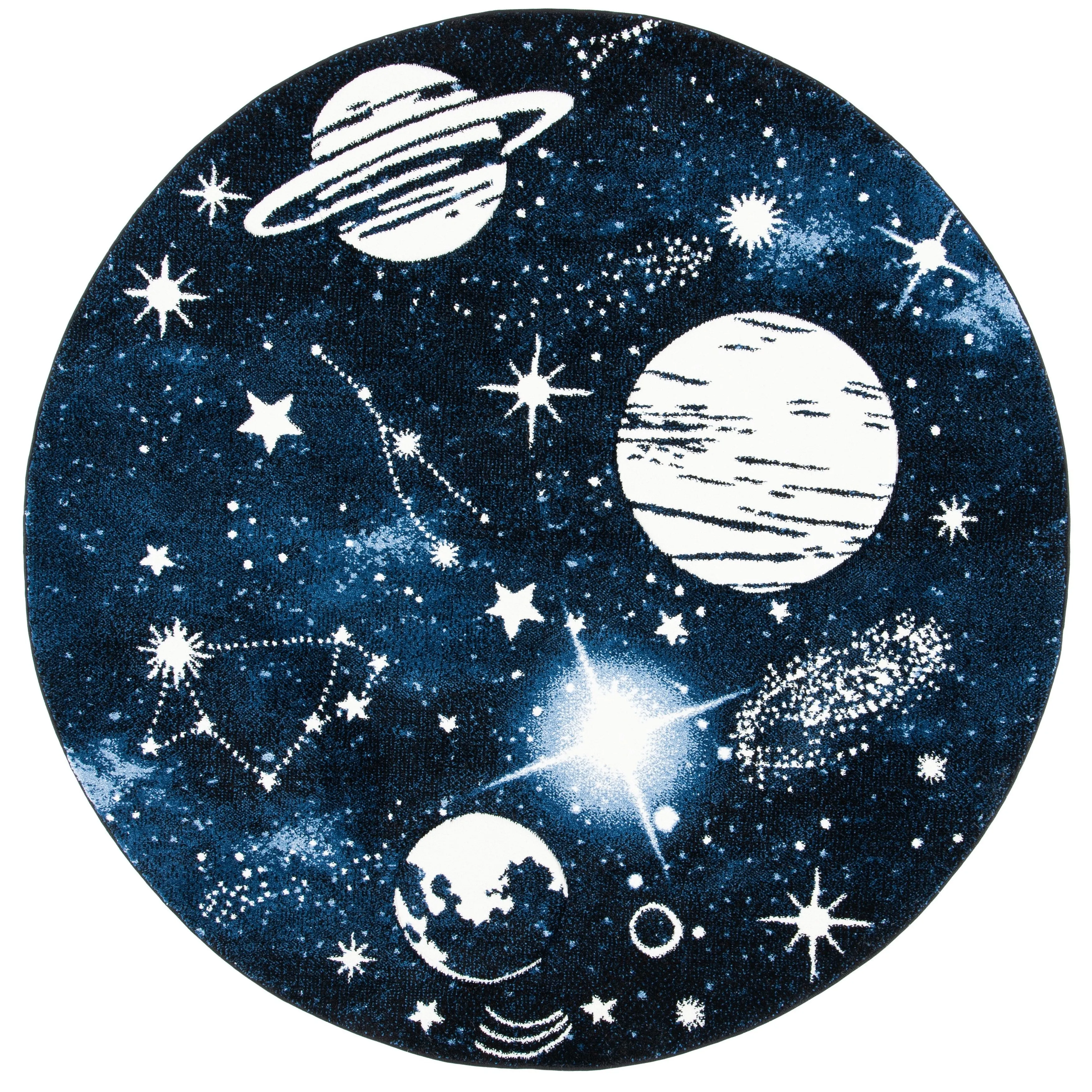 SAFAVIEH Carousel Kids Katre Solar System Rug