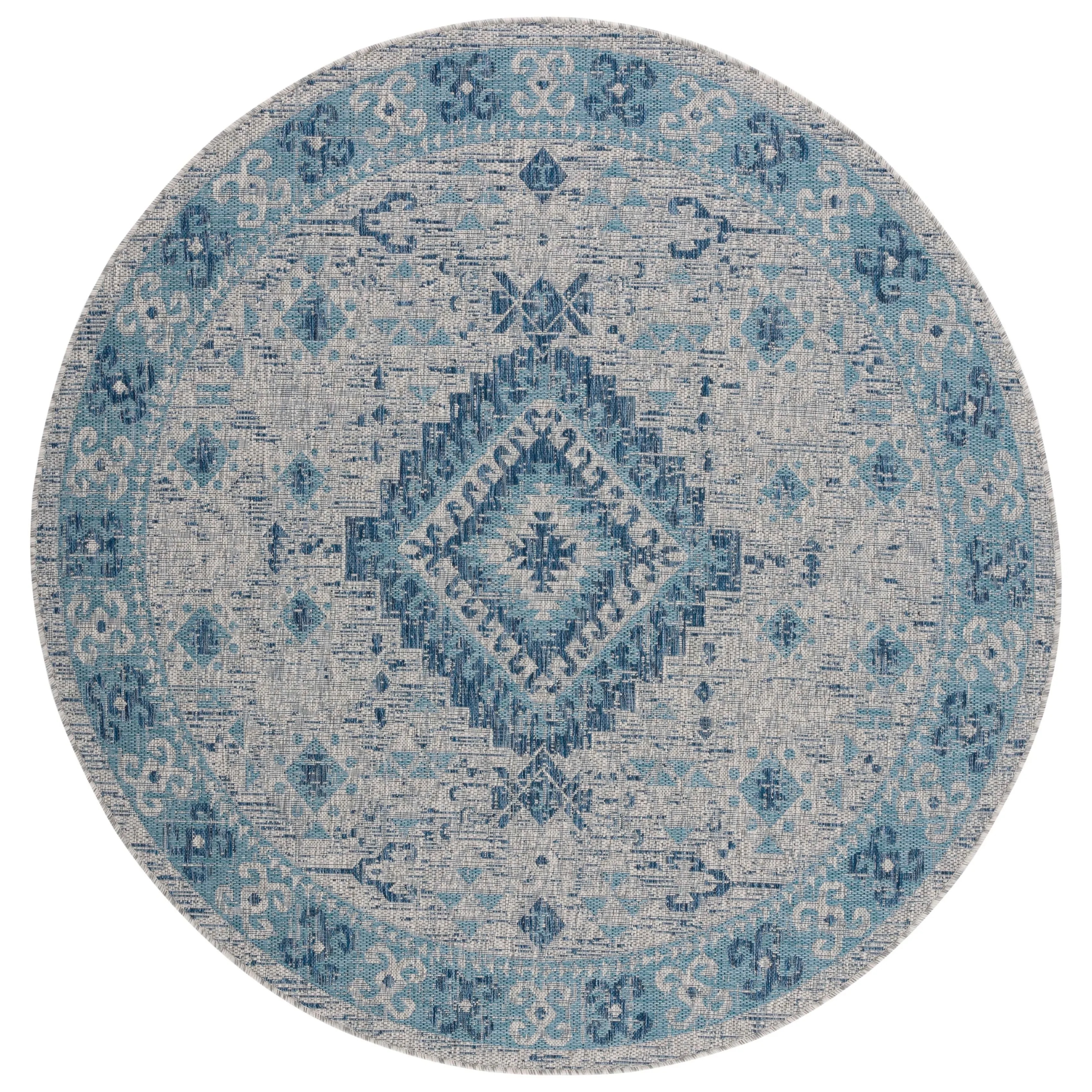 SAFAVIEH Courtyard Adrielle Outdoor Waterproof Patio Backyard Rug