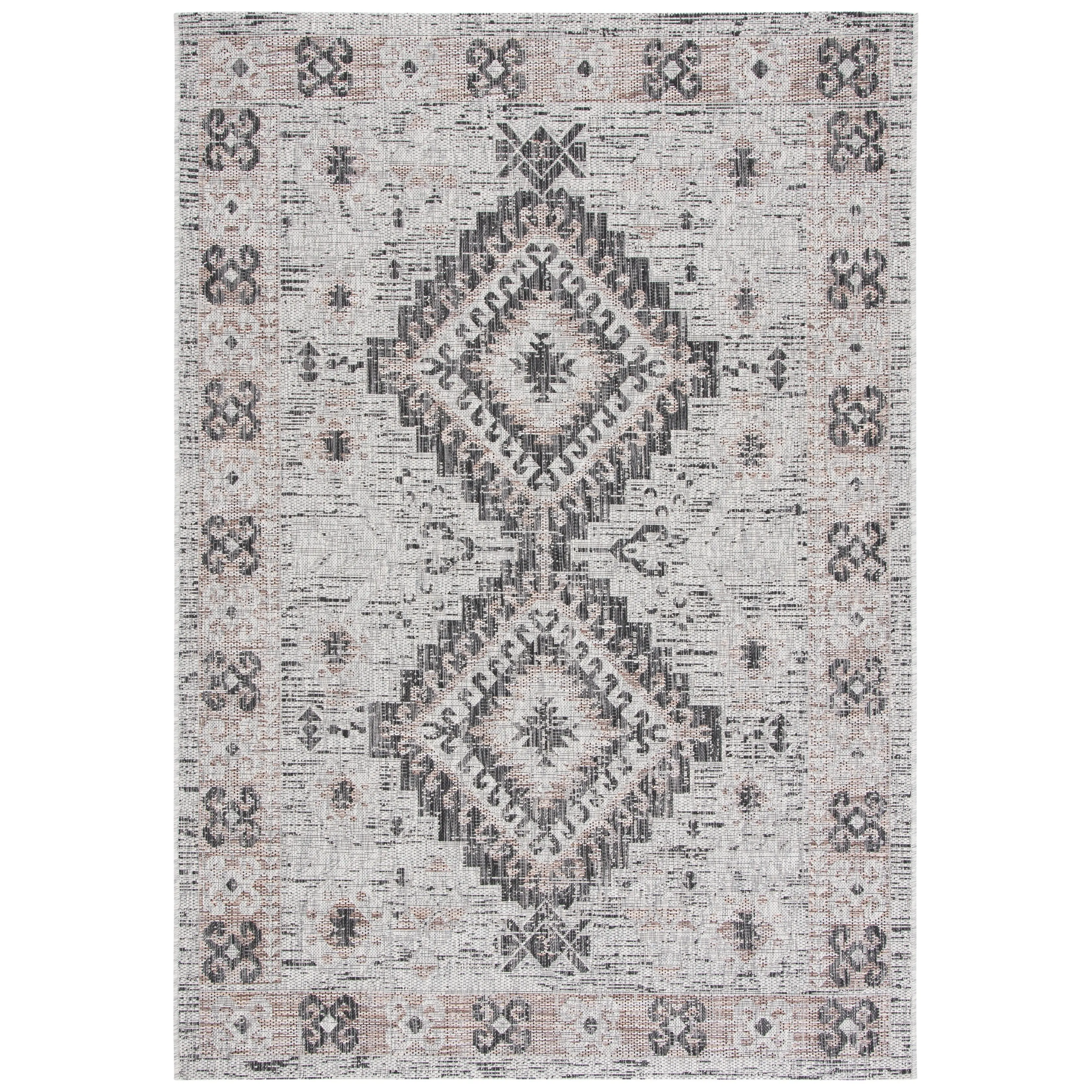SAFAVIEH Courtyard Adrielle Outdoor Waterproof Patio Backyard Rug