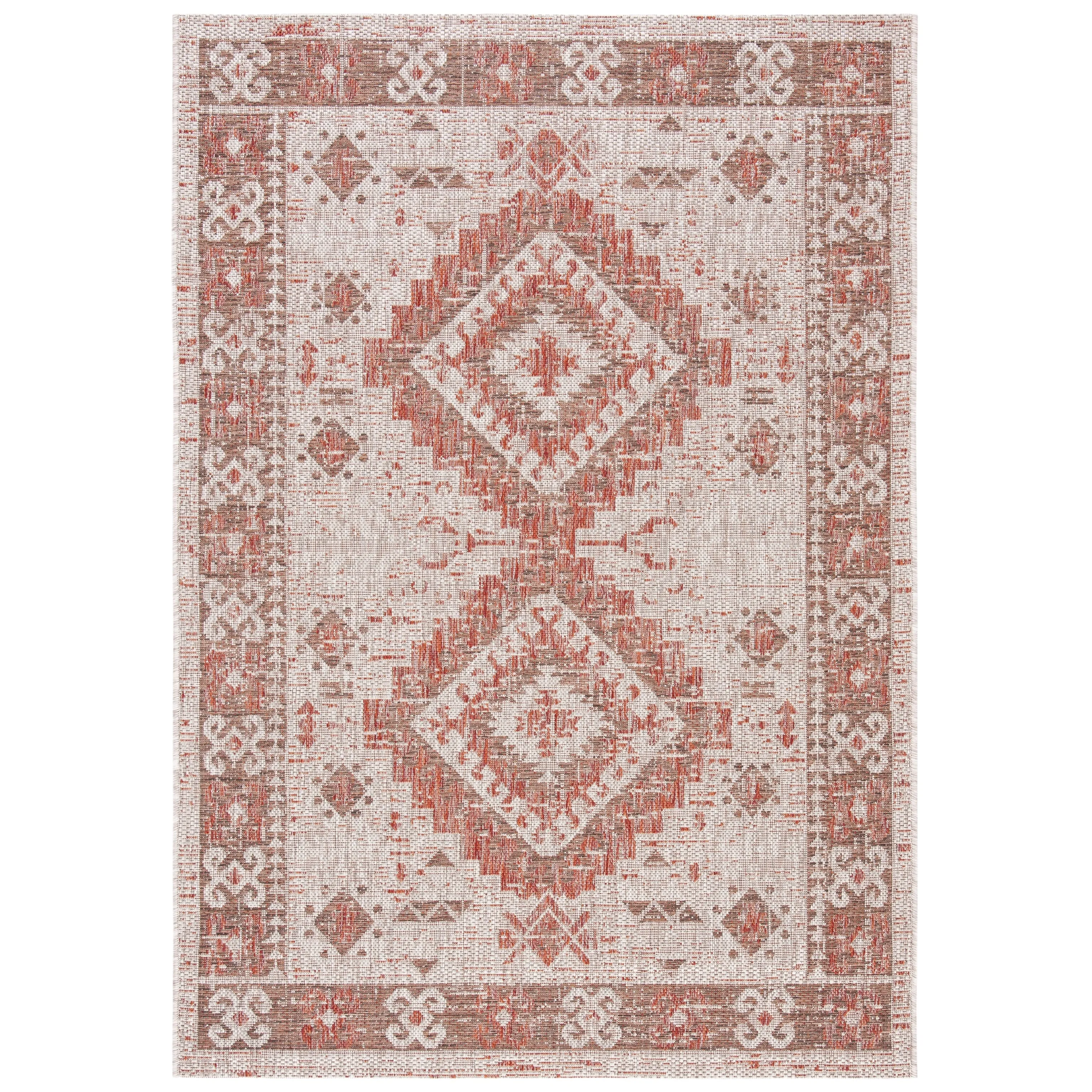 SAFAVIEH Courtyard Adrielle Outdoor Waterproof Patio Backyard Rug
